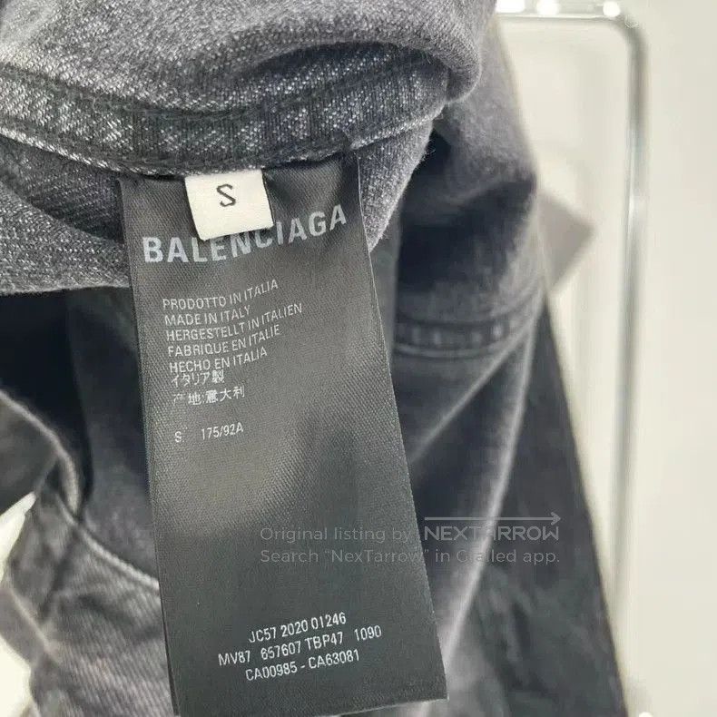 Balenciaga Balenciaga Dripping Smiley Denim Jacket. Size US S / EU 44-46 / 1 - 5 Thumbnail