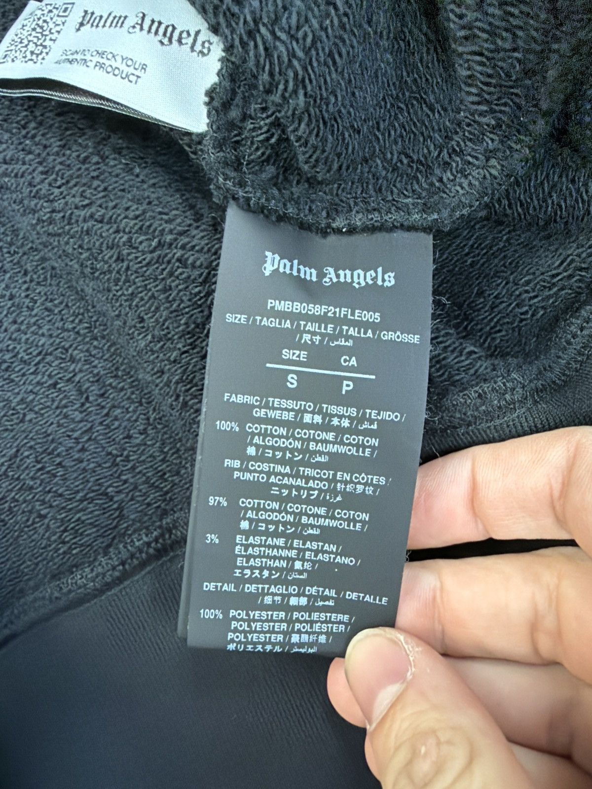 Palm Angels Palm angels script logo hoodie black Size US S / EU 44-46 / 1 - 6 Thumbnail