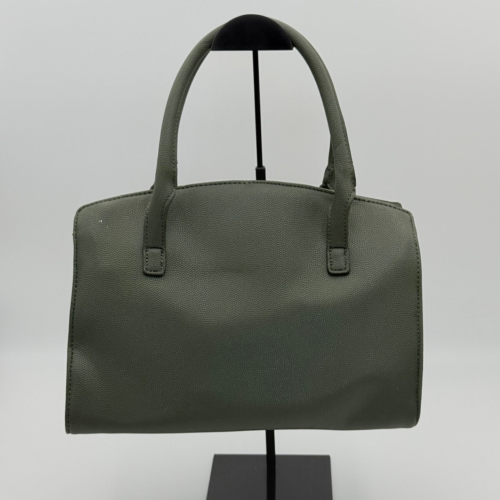 Elie Tahari Tahari Green Textured Satchel Top Handle Bag Size ONE SIZE - 5 Thumbnail