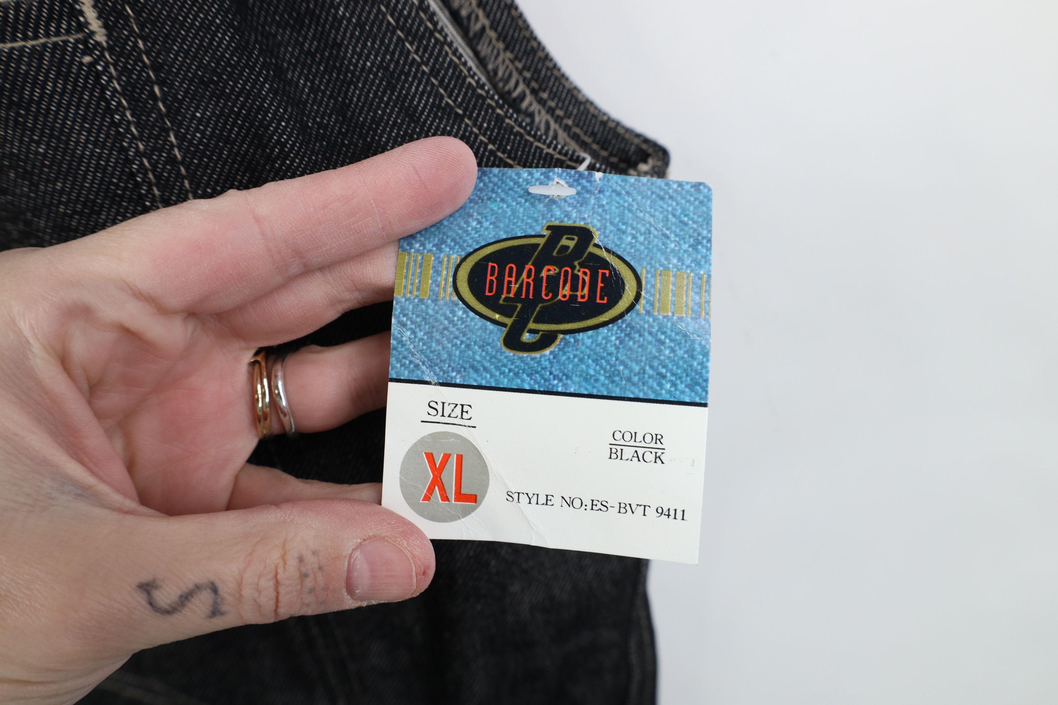 Vintage Vintage 90s Y2K Streetwear Sleeveless Denim Jean Vest Jacket Size US XL / EU 56 / 4 - 4 Thumbnail