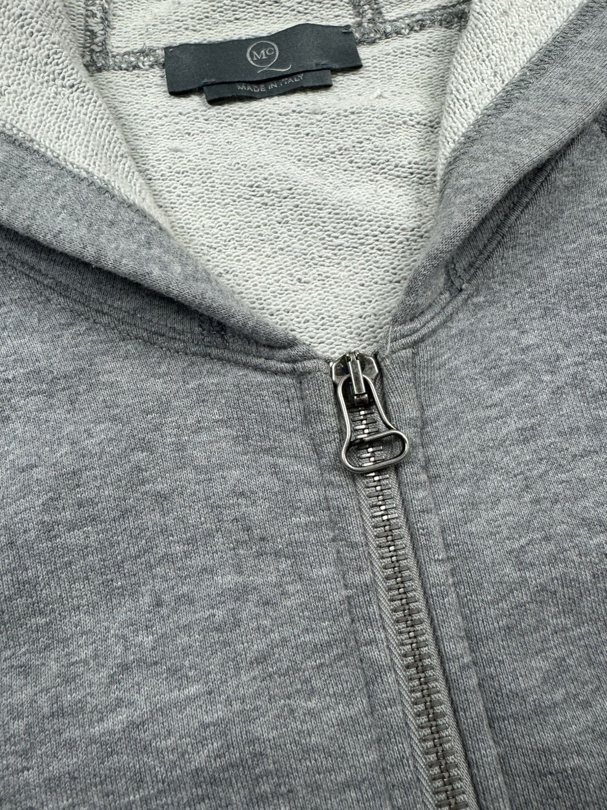 Alexander McQueen Alexander McQueen Grey Zip Up Hoodie Big Logo Authentic Size US XL / EU 56 / 4 - 9 Thumbnail
