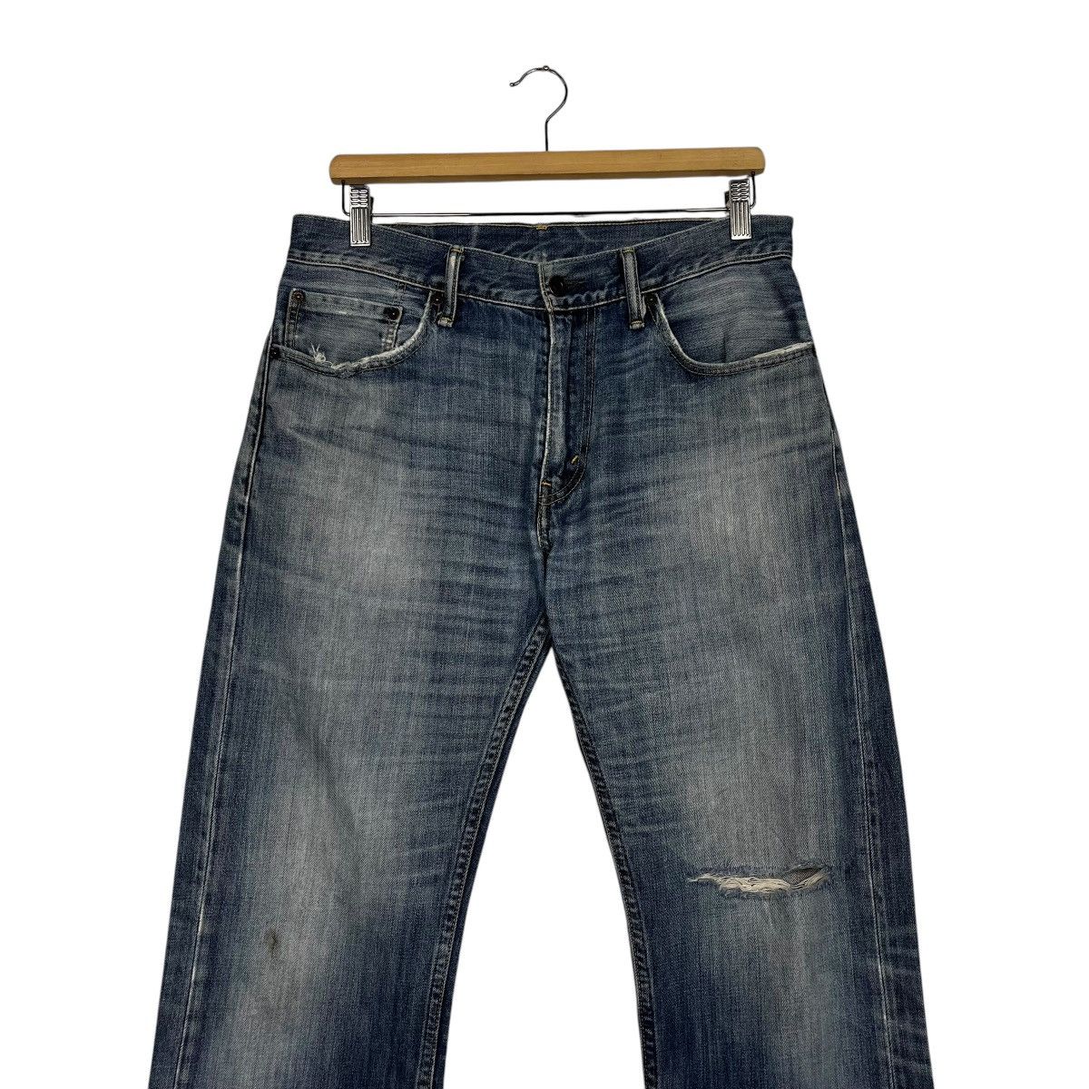 Levi's Vintage Levis 505 Distressed Denim Jeans Size US 32 / EU 48 - 3 Thumbnail