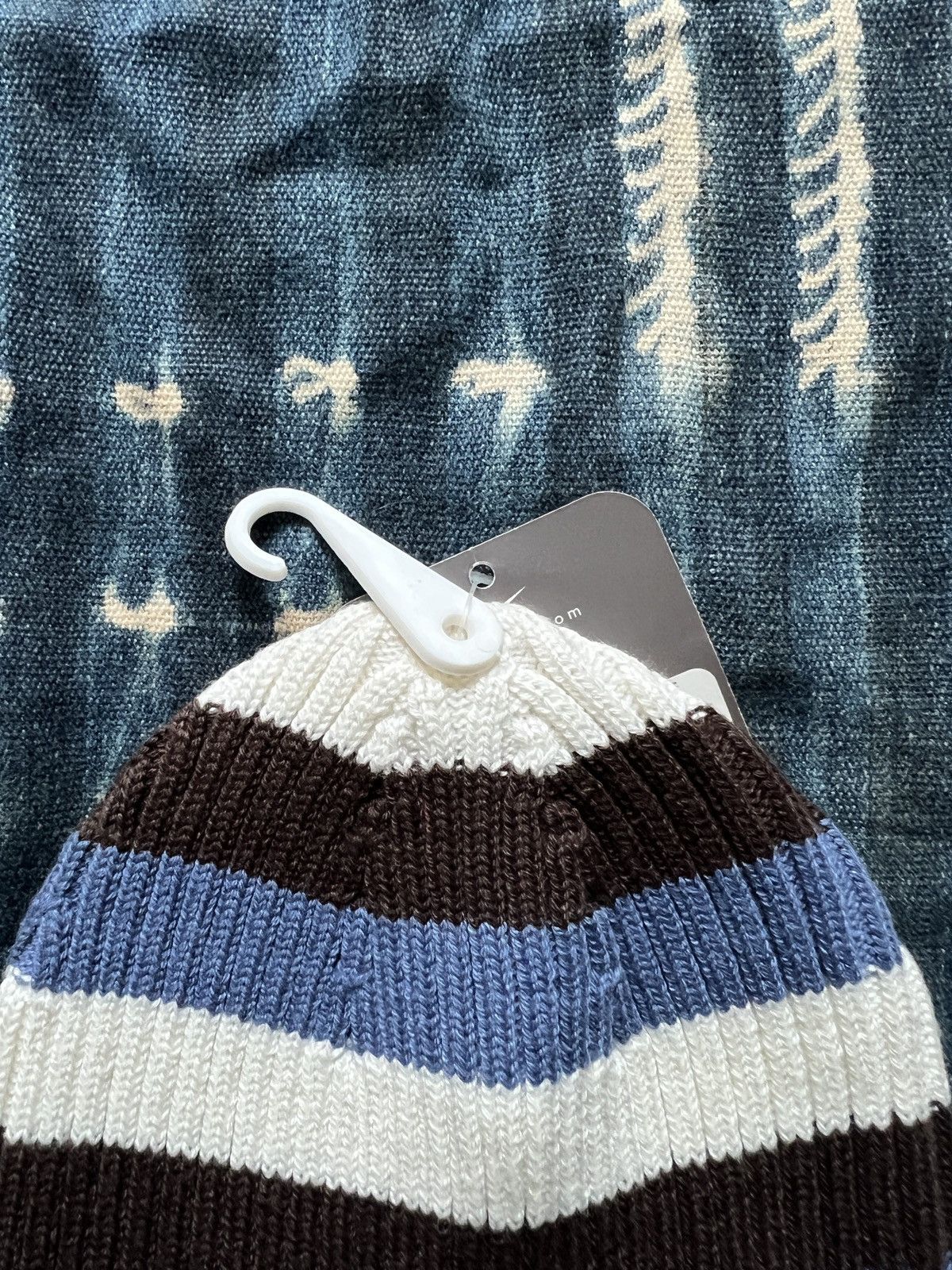 Nike Nike Stripe Beanie Vintage 90s Size ONE SIZE - 3 Thumbnail