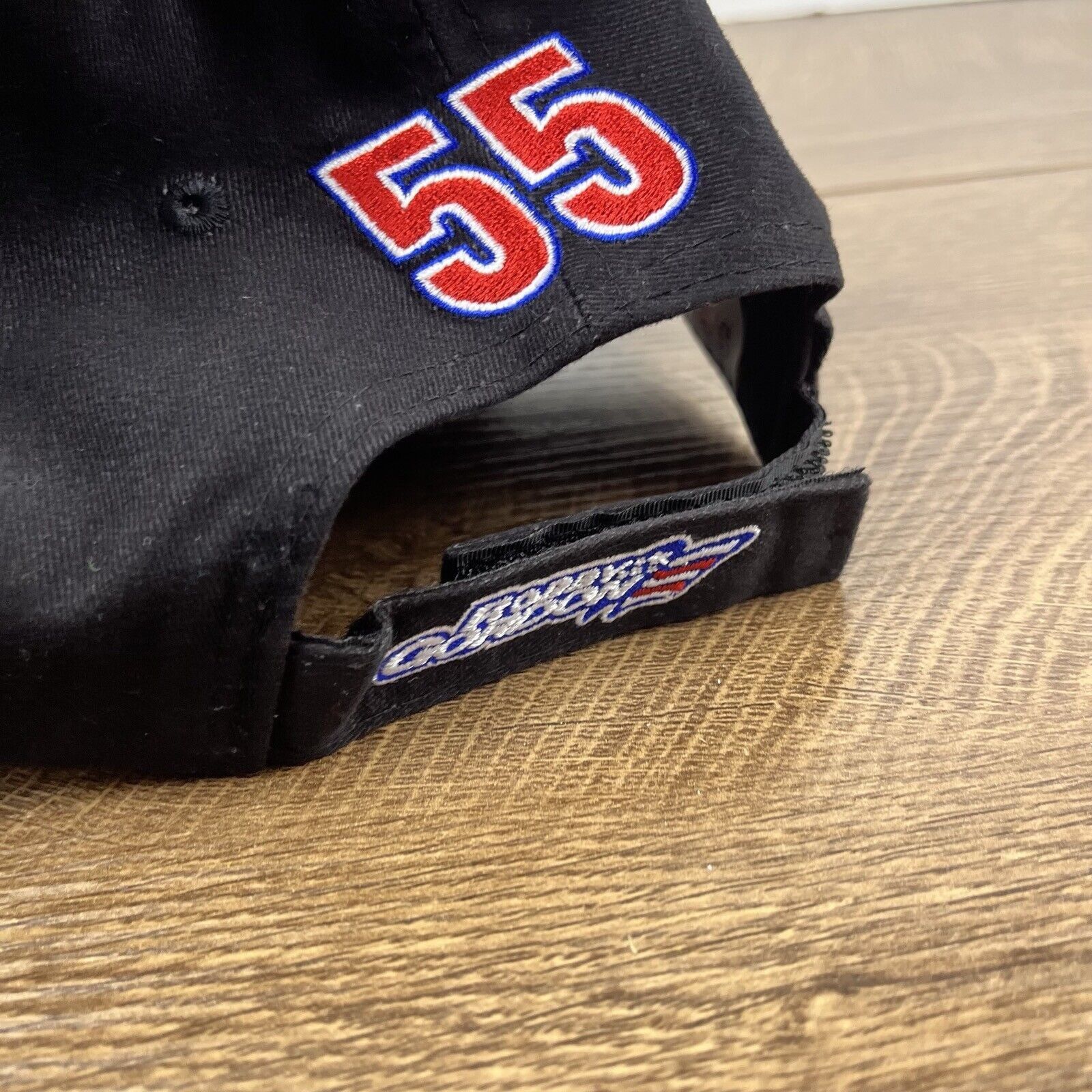 Other Fruit of the Loom Racing 55 Hat Black Cap Hat Adjustable Bla Size ONE SIZE - 8 Thumbnail