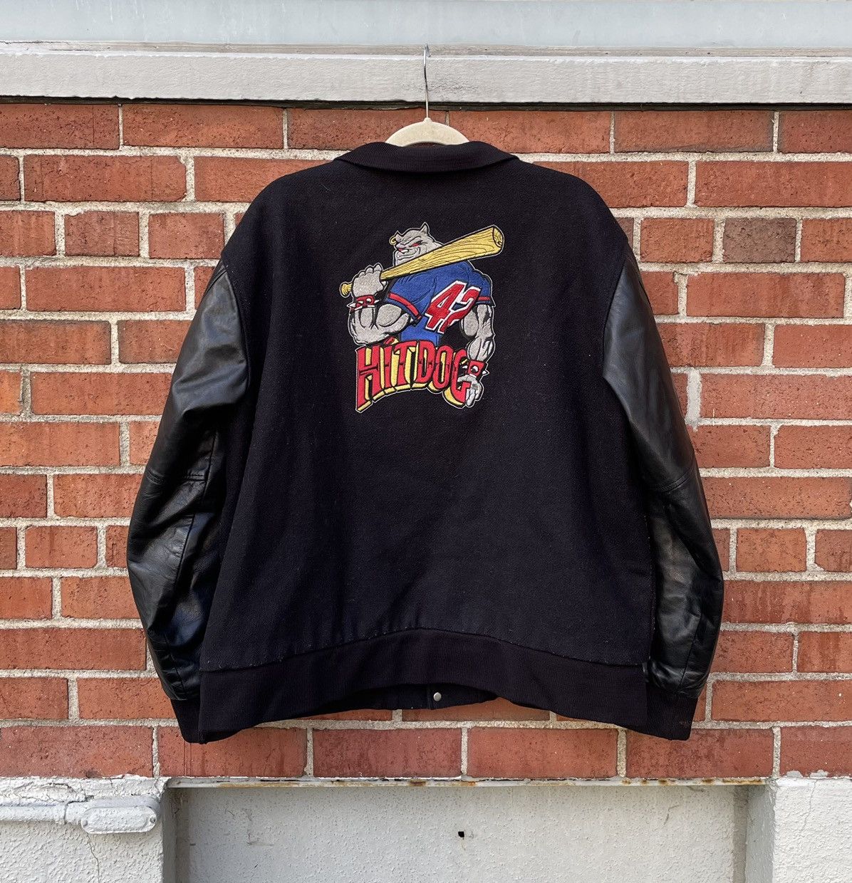 Vintage VTG BOSTON REDSOX JACKET RARE MO VAUGHN HITDOG VARSITY Size US L / EU 52-54 / 3 - 5 Thumbnail