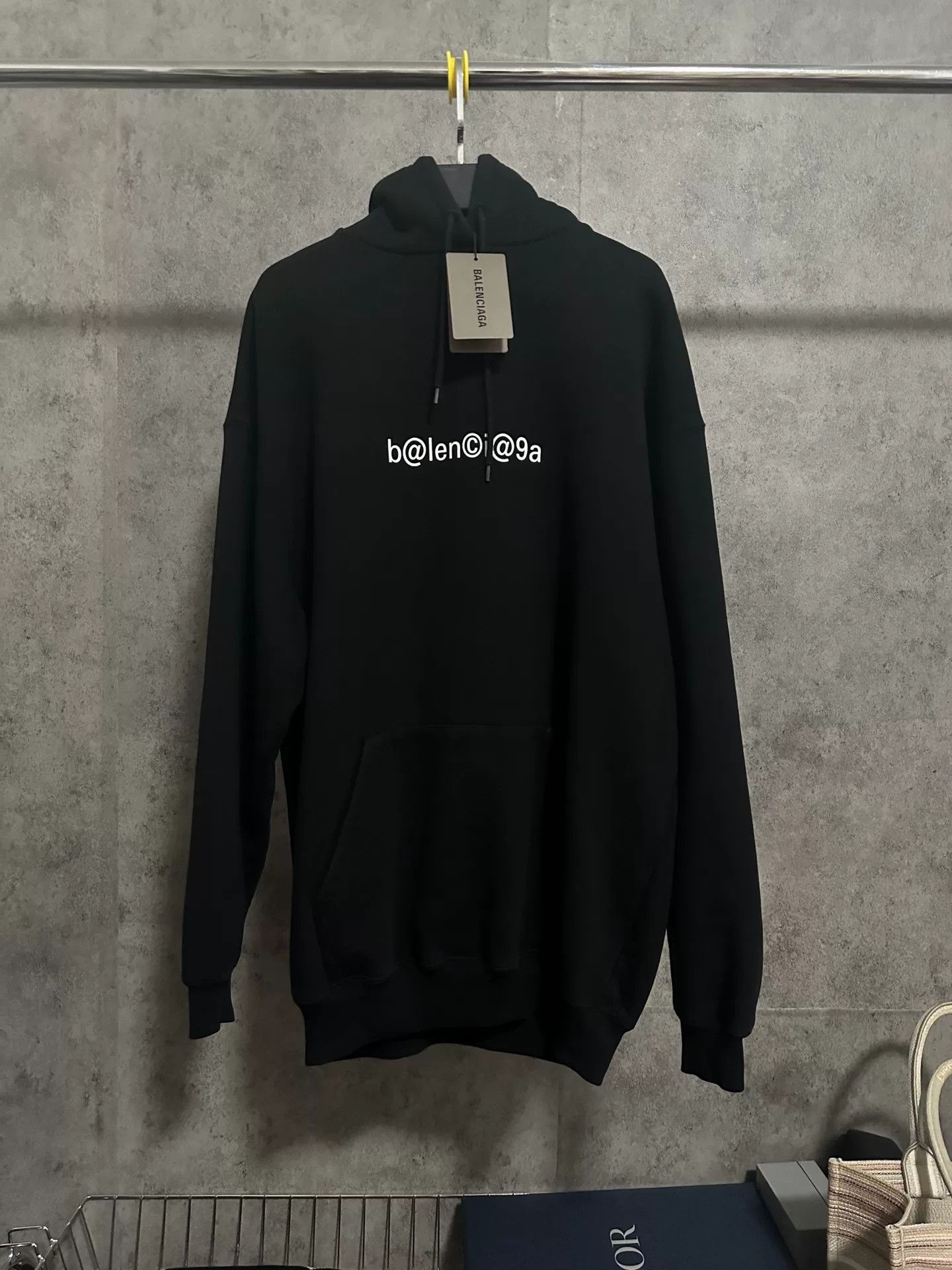 Balenciaga Email Logo Long Sleeve Hoodie