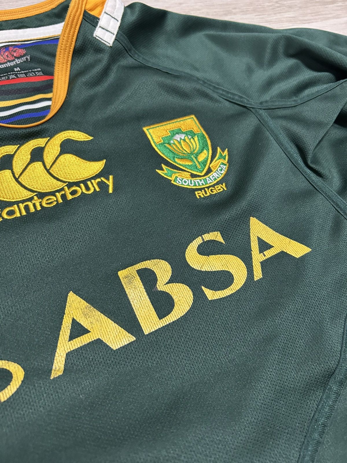 Canterbury of New Zealand Vintage SA Rugby CCC jersey Canterbury size S-M Size US S / EU 44-46 / 1 - 7 Thumbnail