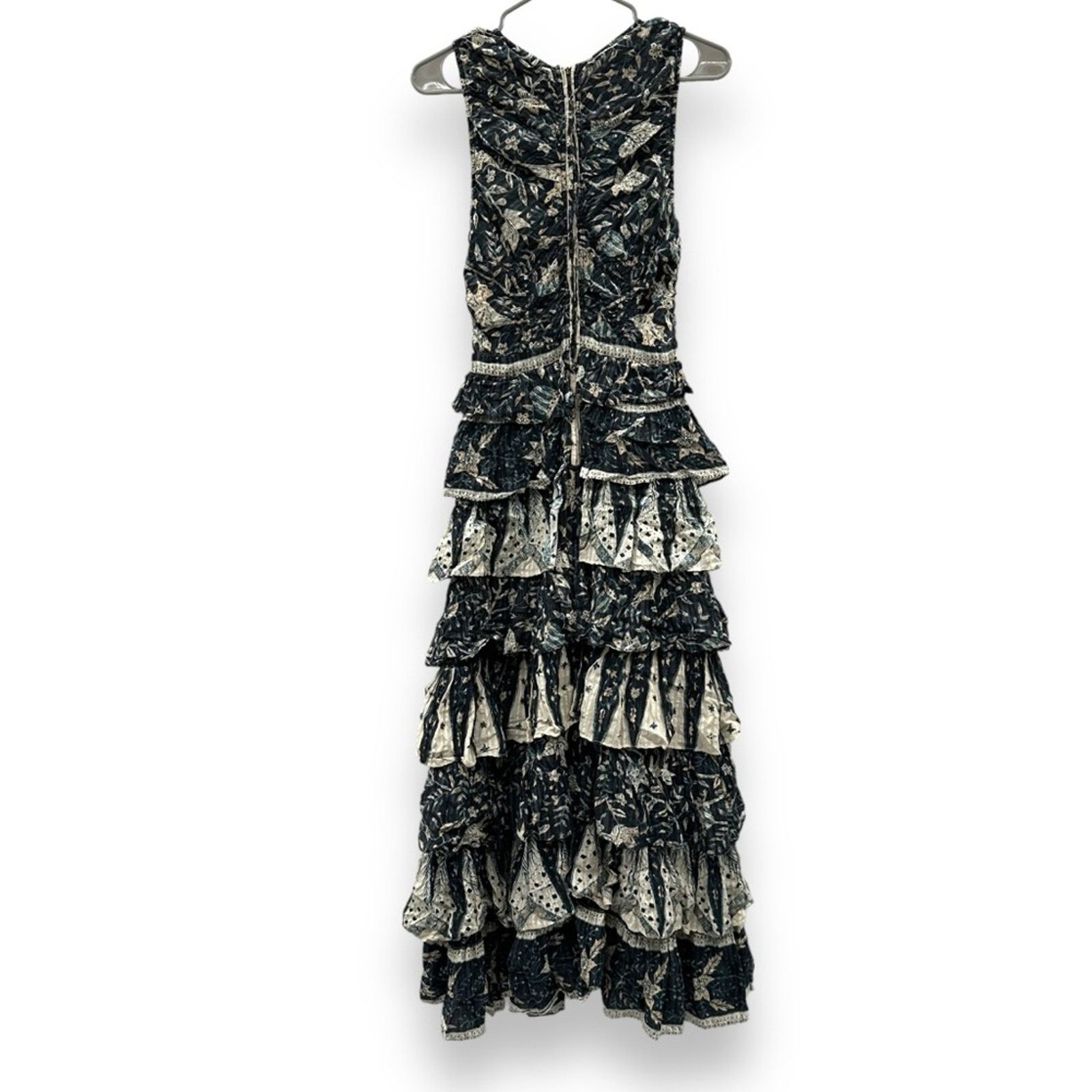 Ulla Johnson RTR Ulla Johnson Ariah Sleeveless Tiered Ruffle Midi Dress Size S / US 4 / IT 40 - 4 Thumbnail