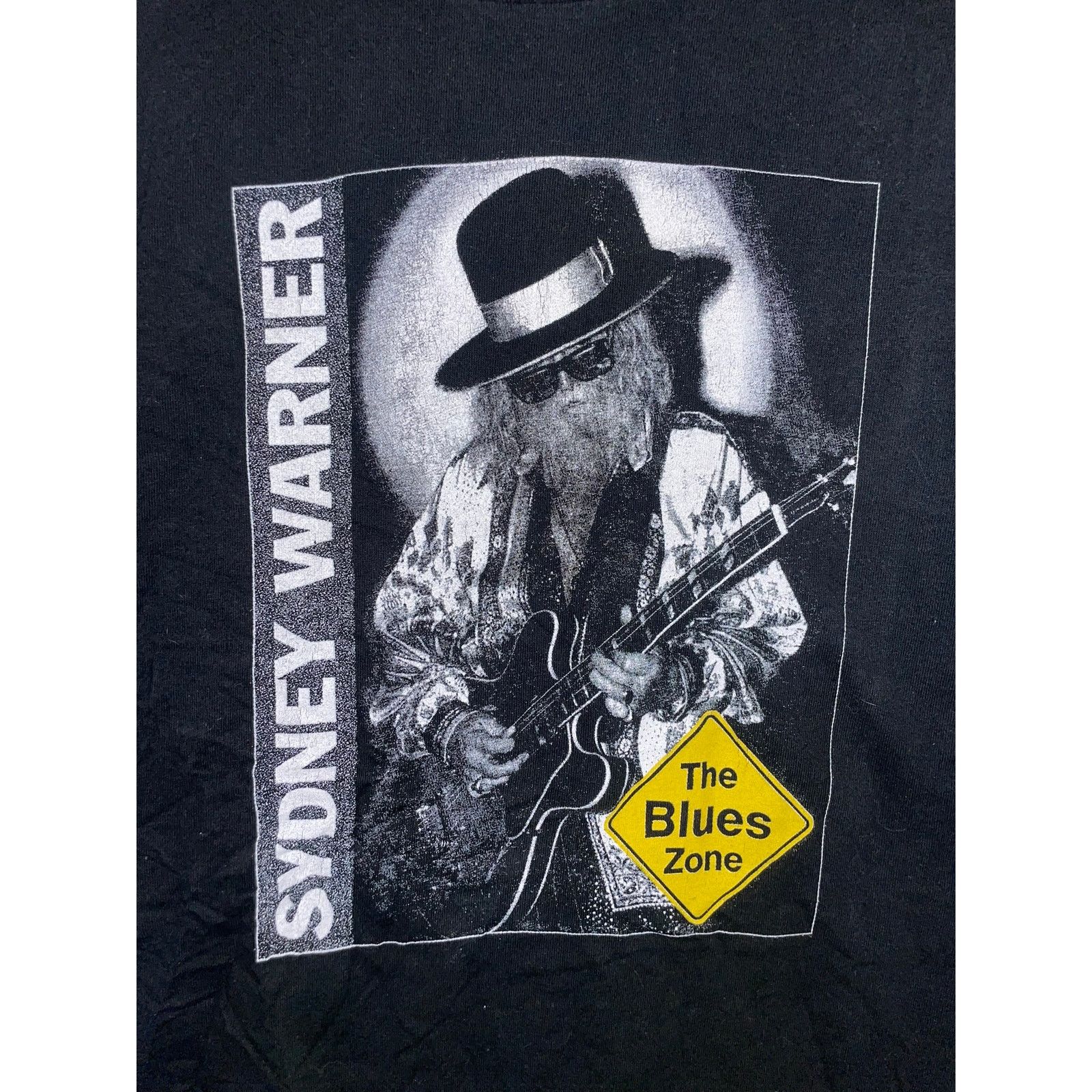 Fruit Of The Loom Vintage Sydney Warner Shirt The Blues Zone Music Tee XL Size US XL / EU 56 / 4 - 2 Thumbnail