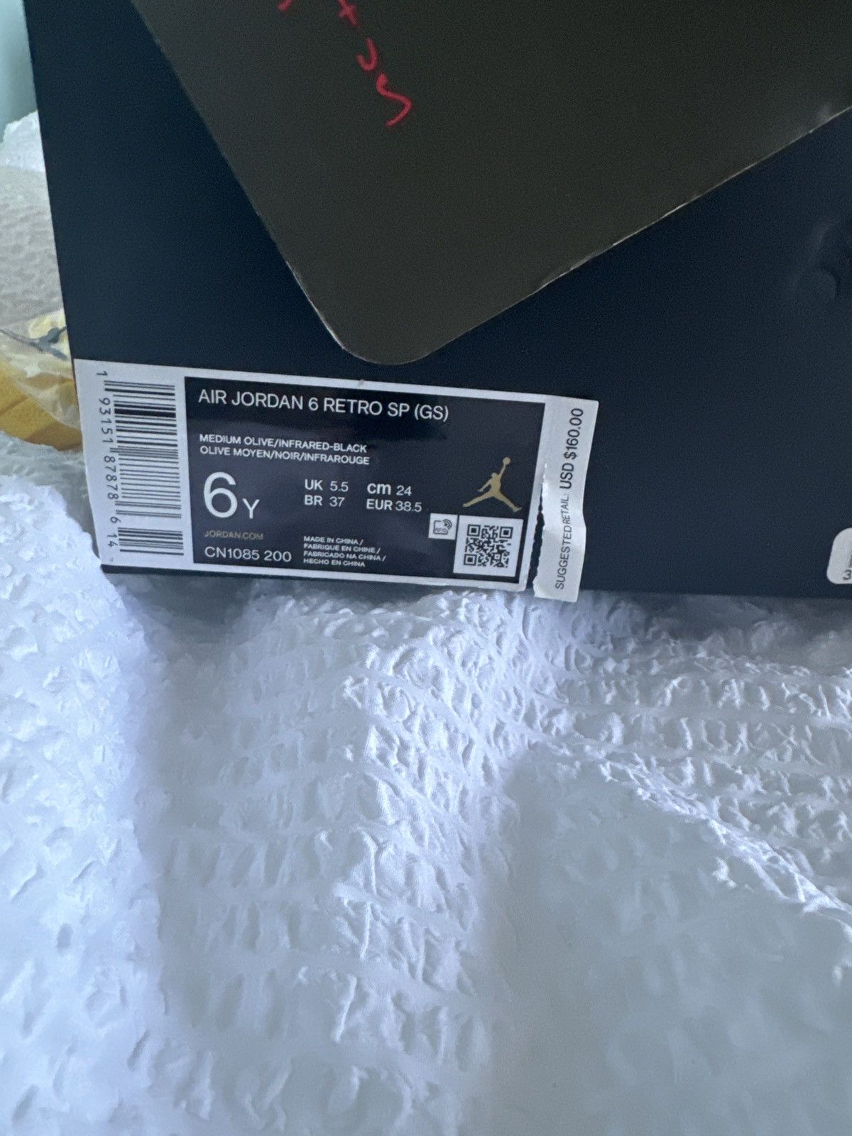 Jordan Brand × Nike × Travis Scott Travis Scott Air Jordan 6 Retro Size US 6 / EU 39 - 7 Thumbnail