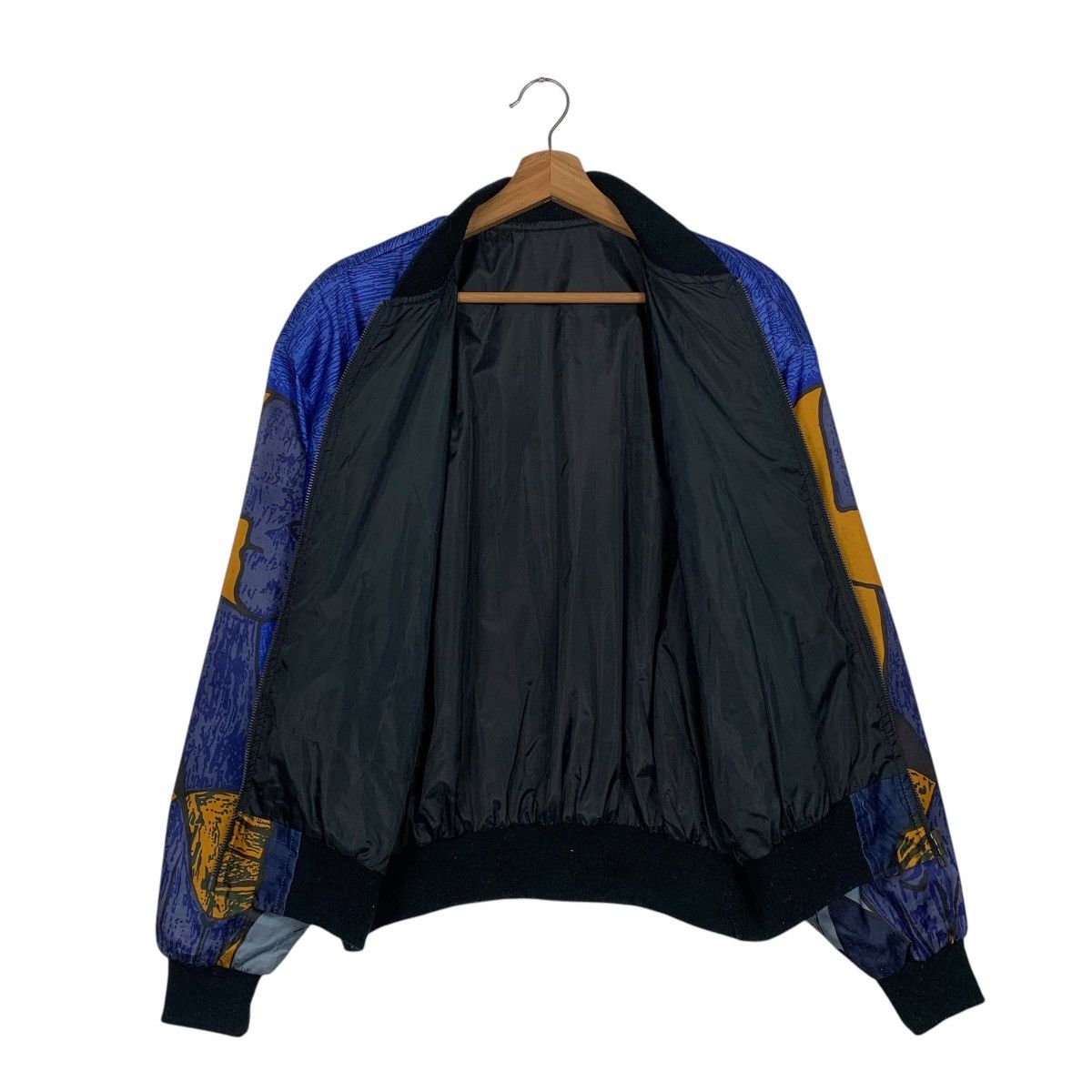Japanese Brand Nice Design Picasso Full Print Satin Bomber Jacket Size US M / EU 48-50 / 2 - 11 Thumbnail