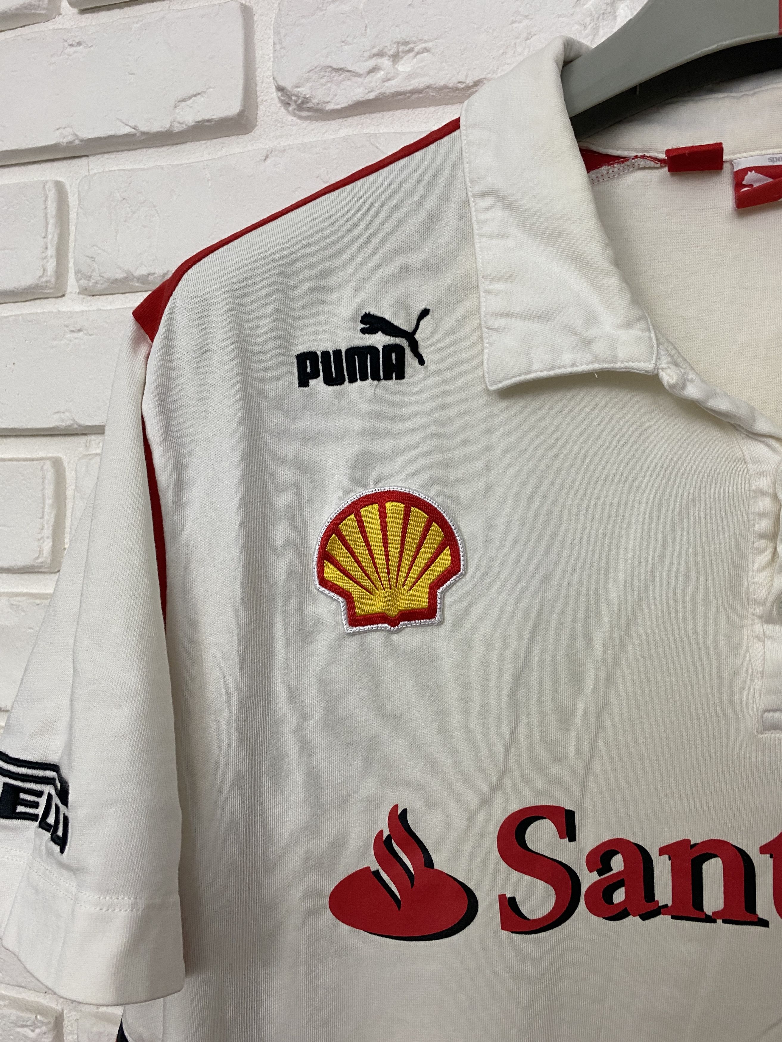 Ferrari × Puma Ferrari Puma Racing Polo Shirt White/Red Santander Size XXL Size US XXL / EU 58 / 5 - 4 Thumbnail