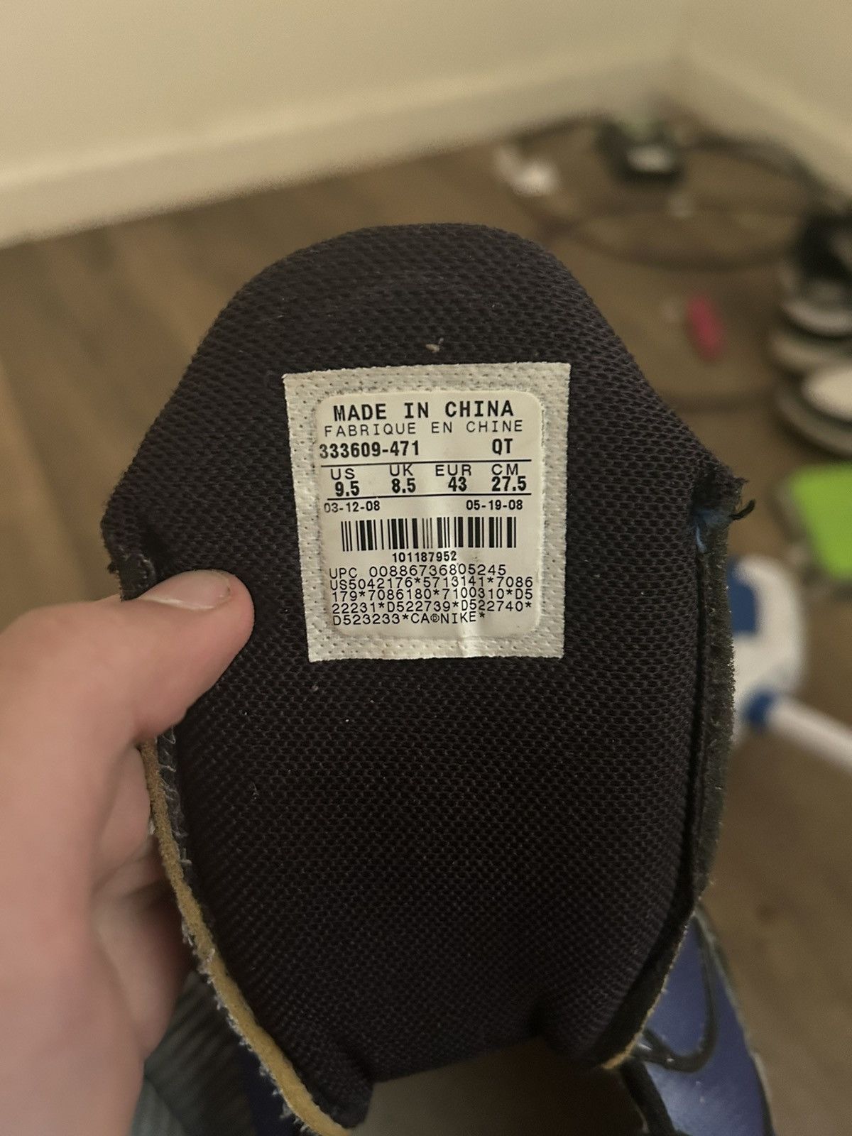 Nike Blue Air maxes Size US 9.5 / EU 42-43 - 6 Thumbnail