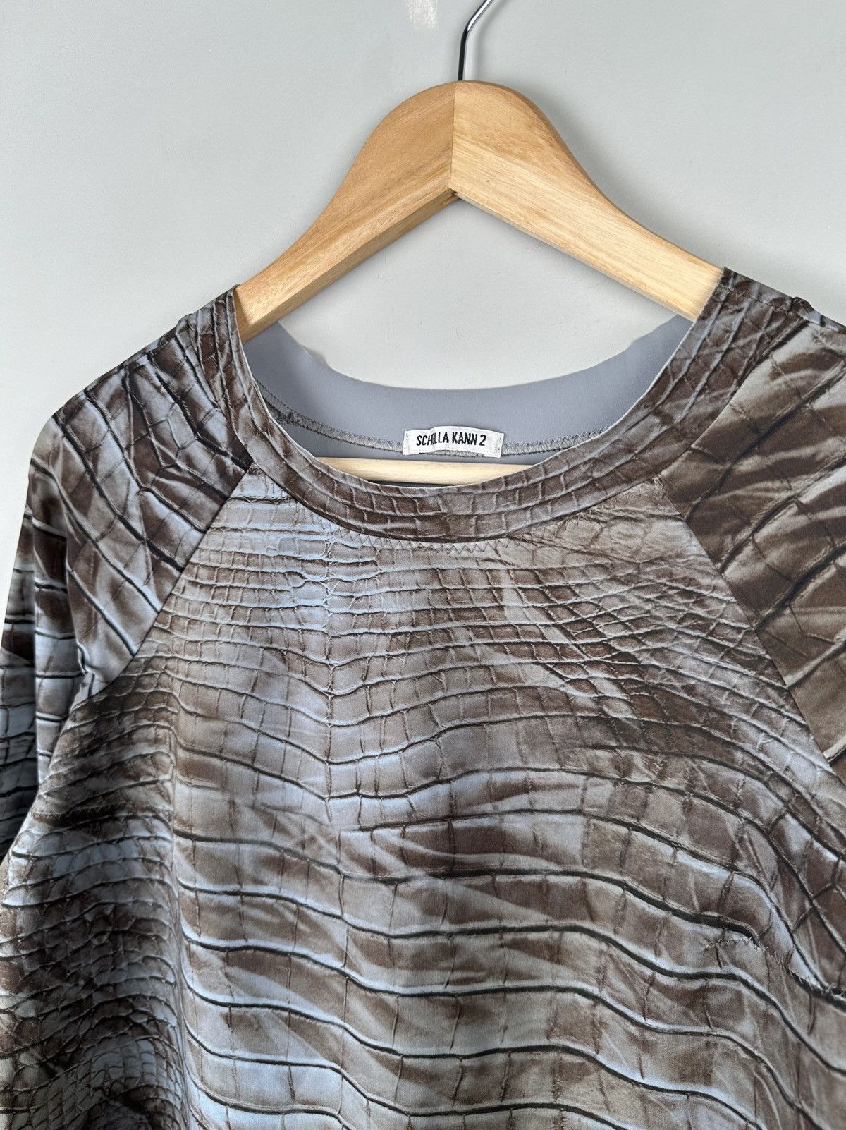 Hysteric Glamour Vintage Schella Kann Snake Print Jersey Long Sleeve Size XS / US 0-2 / IT 36-38 - 3 Thumbnail