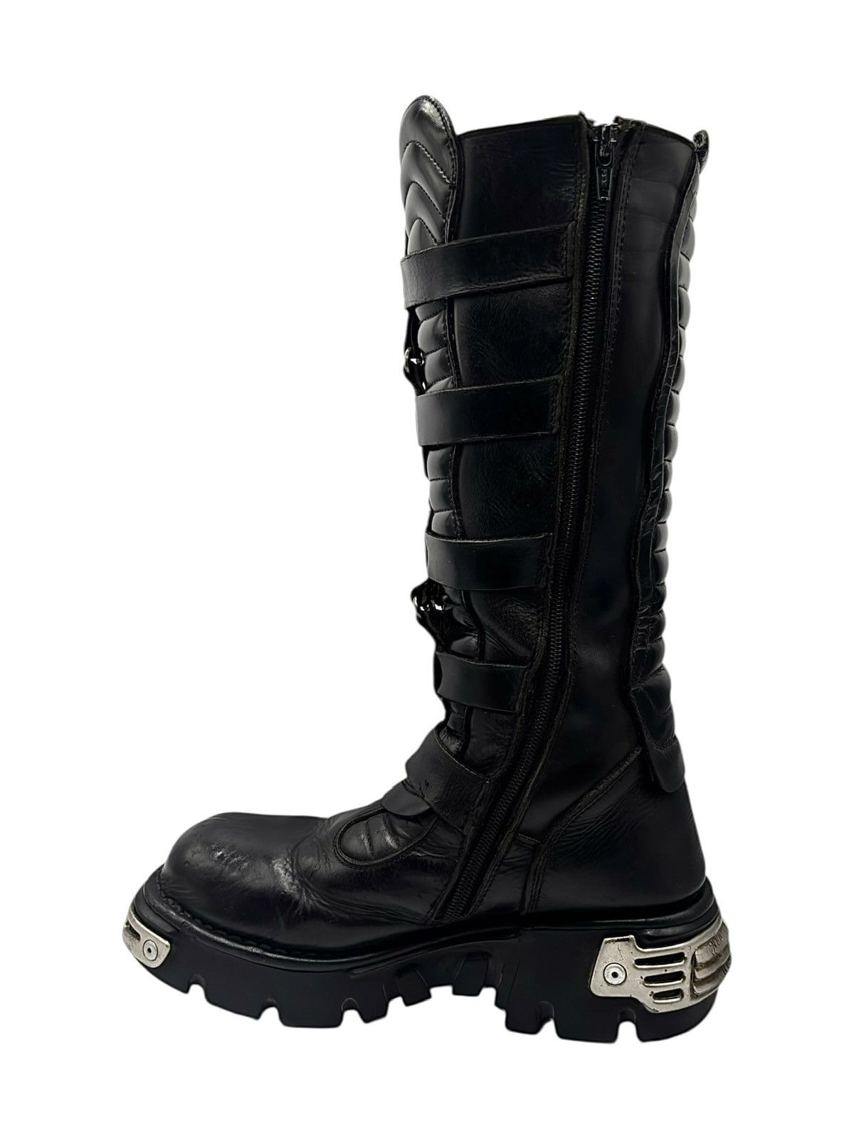New Rock Vintage New Rock knee high reactor boots Size 41 Size US 11 / IT 41 - 7 Thumbnail
