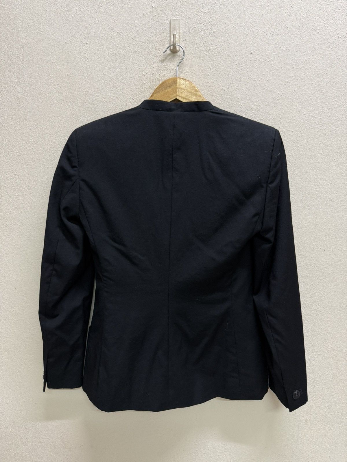 Versace Vintage 90s Gianni Versace Couture Minimalist Blazer Size XS / US 0-2 / IT 36-38 - 24 Thumbnail