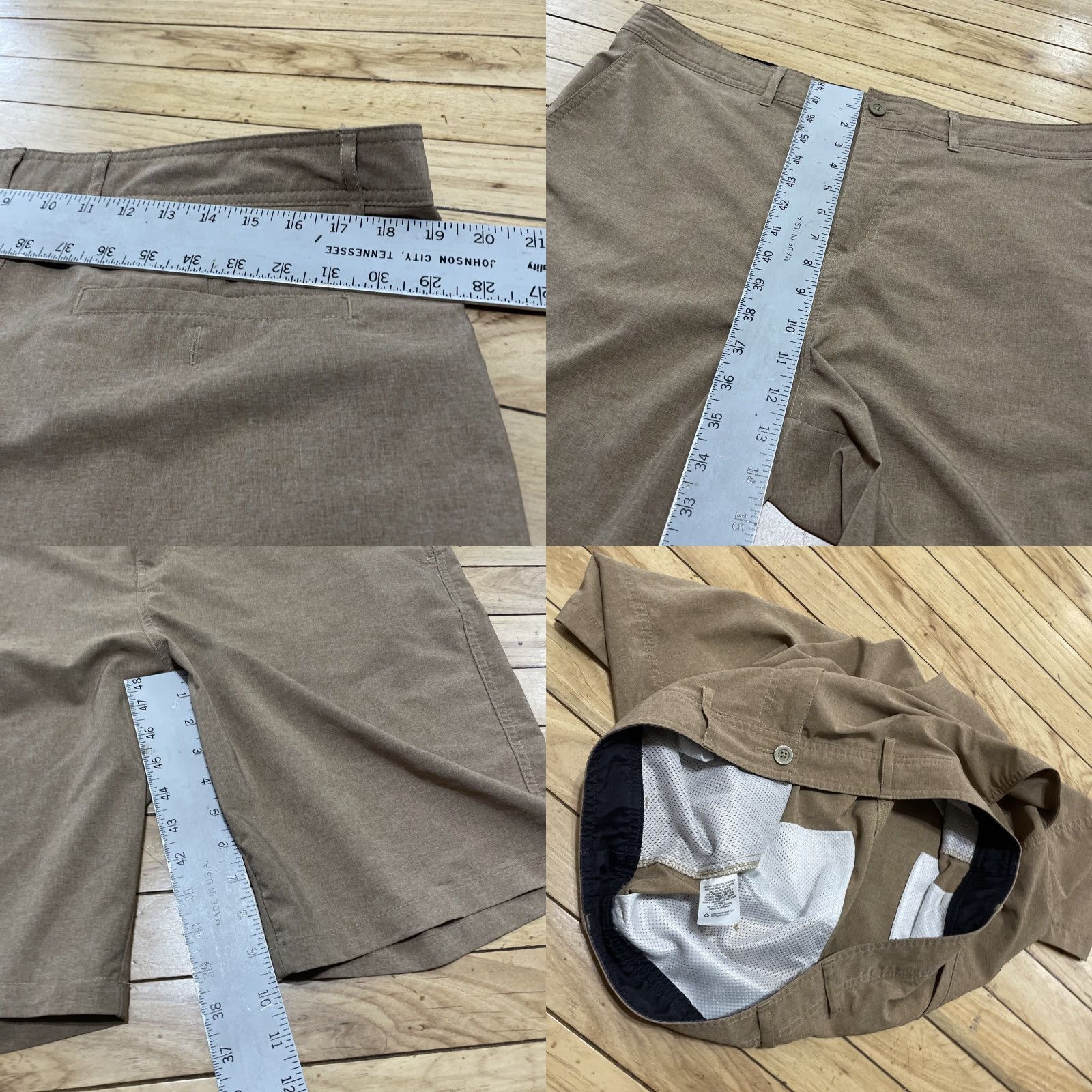 Vintage Goodfellow & Co Active Hybrid Swim Shorts Men 38 Stretch Old Money Brown capsule Size US 38 / EU 54 - 8 Thumbnail