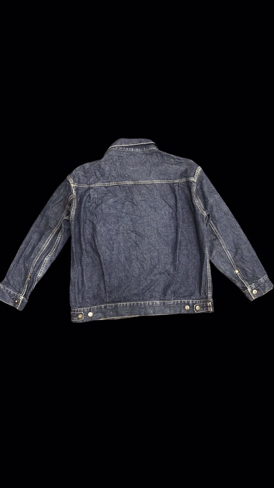 Japanese Brand SEVENDAYS=SUNDAYS Type 2 Oversize Trucker Jacket Size L / US 10 / IT 46 - 2 Thumbnail