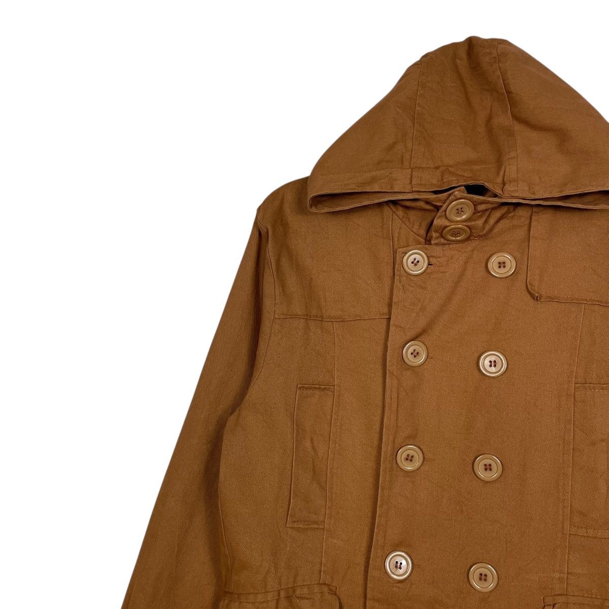 Japanese Brand Japanese Brand VSKA Hooded Double Breasted Jacket Size US M / EU 48-50 / 2 - 6 Thumbnail