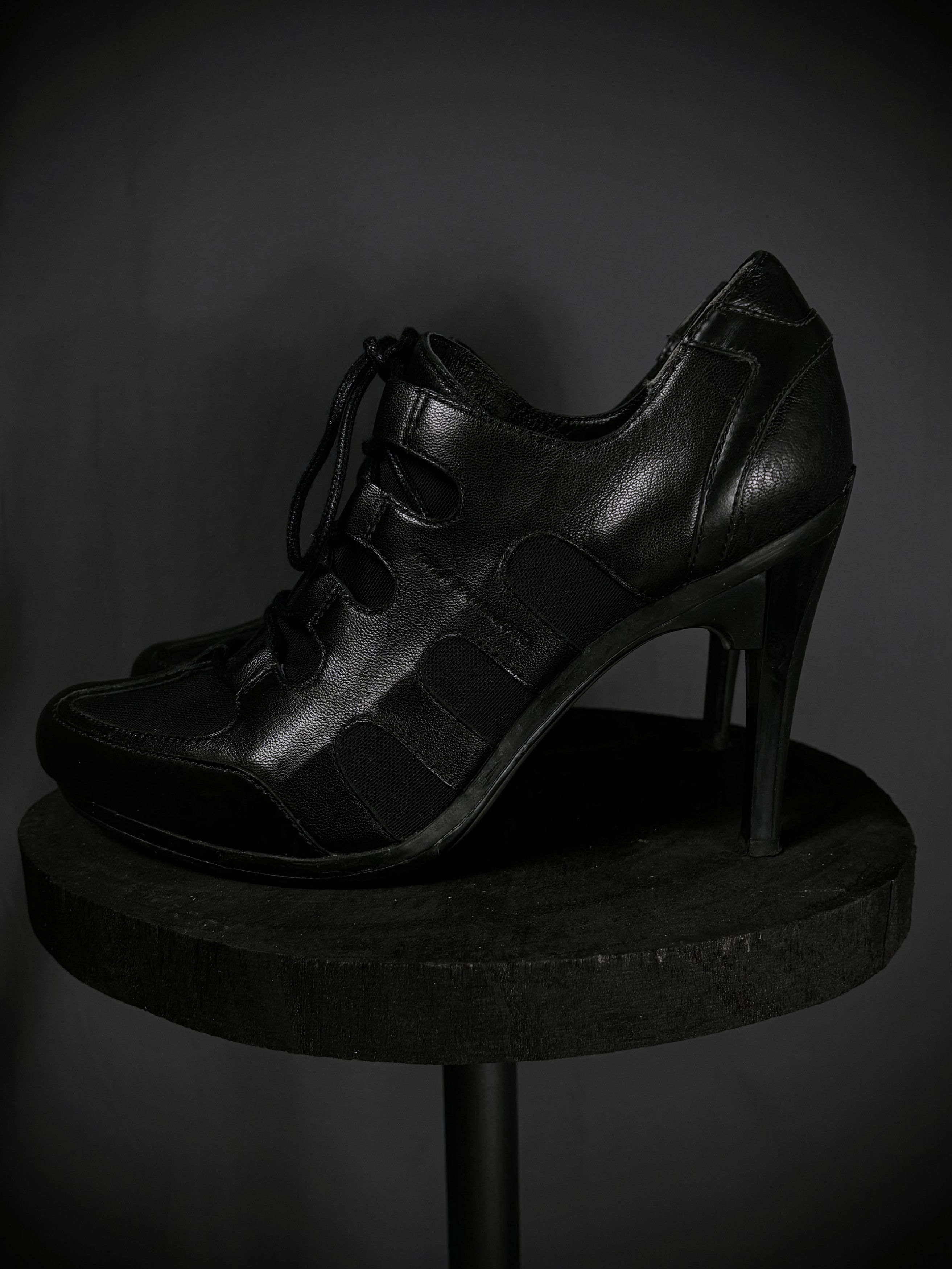 Adidas × Y-3 Y-3 by Yohji Yamamoto Athletic Lace-Up Torsion High Heels Size US 8 / IT 38 - 2 Thumbnail