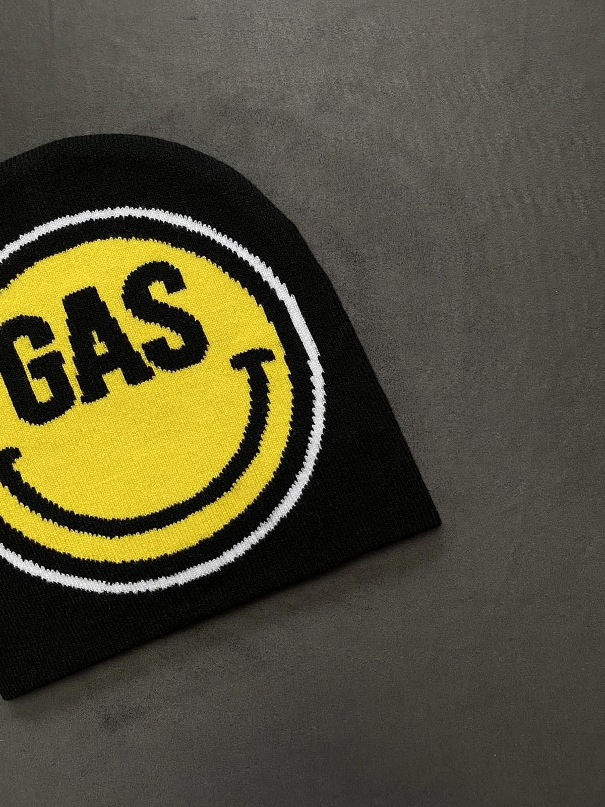 Japanese Brand Get Gas Dup Classic Logo Graphic No Cuff Black Beanie Hats Size ONE SIZE - 2 Thumbnail