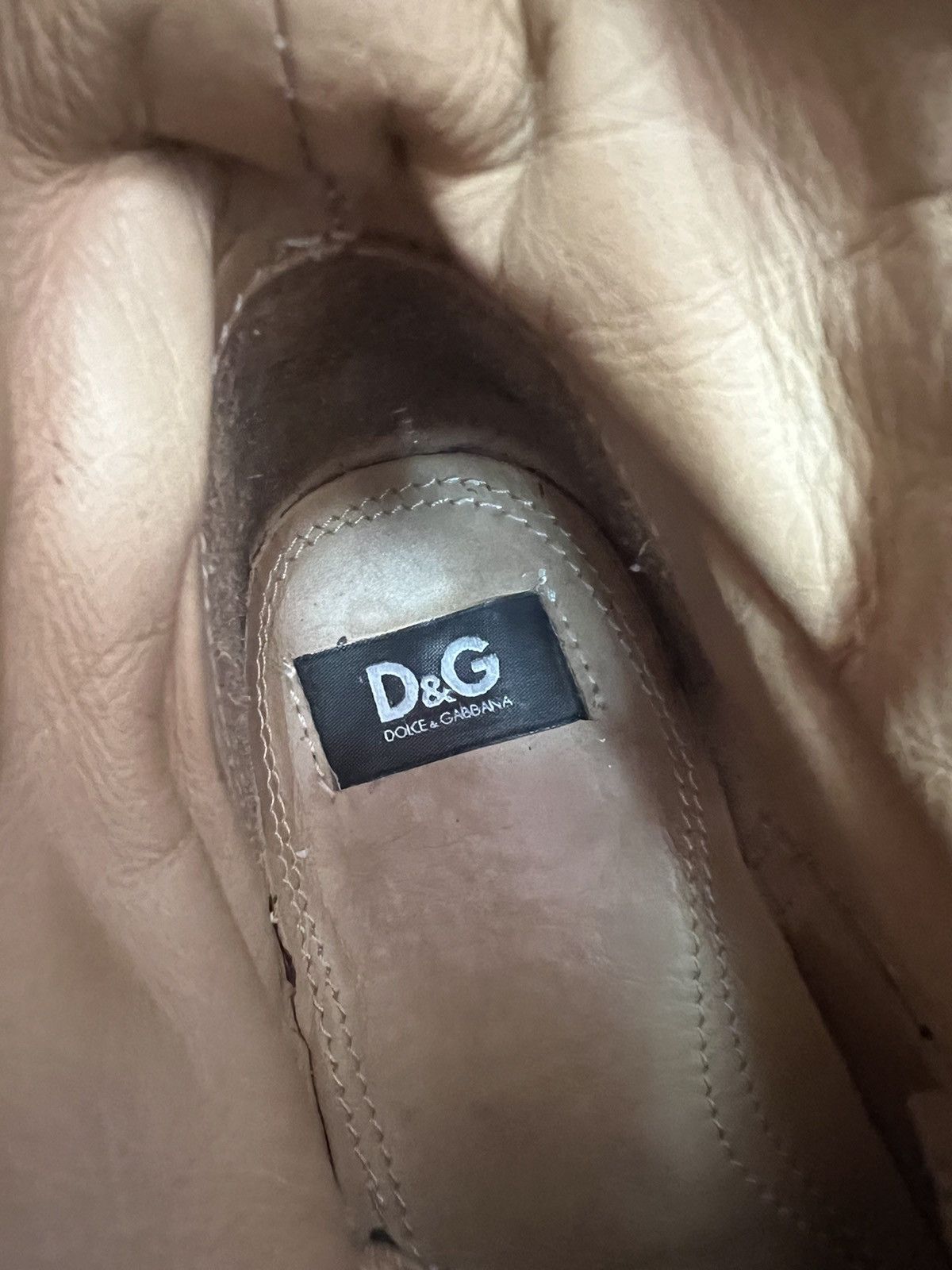 Dolce & Gabbana Archive Dolce Gabbana 2000’s belted leather biker boots Size US 6.5 / IT 36.5 - 16 Thumbnail