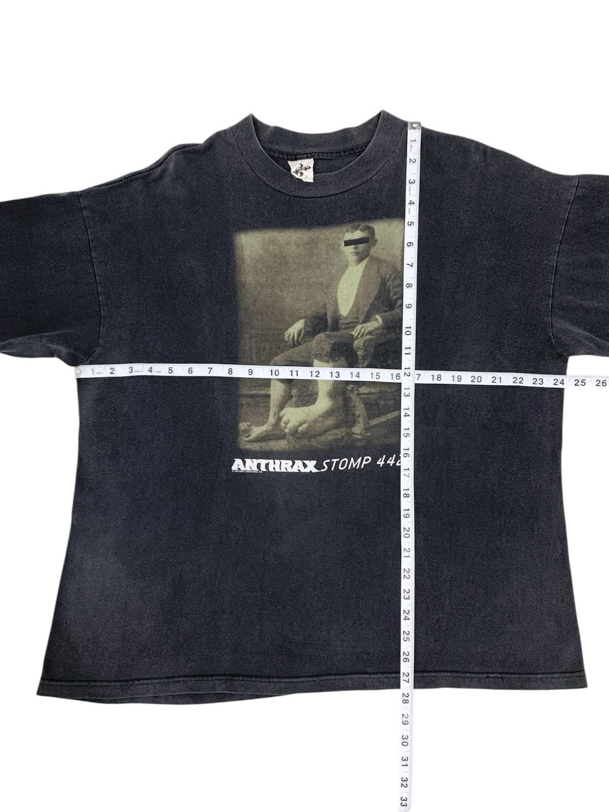 Vintage Vintage 90s Anthrax Storm 442 Band Shirt Size US L / EU 52-54 / 3 - 16 Thumbnail