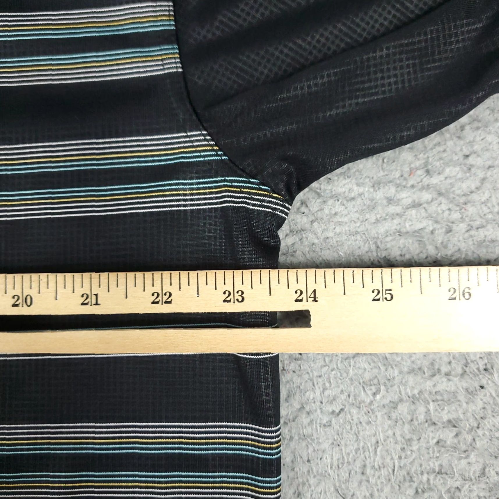 Vintage Greg Norman Polo Shirt Mens XL Black Striped Shark Golf Casual Short Sleeve Shirt Size US XL / EU 56 / 4 - 6 Thumbnail