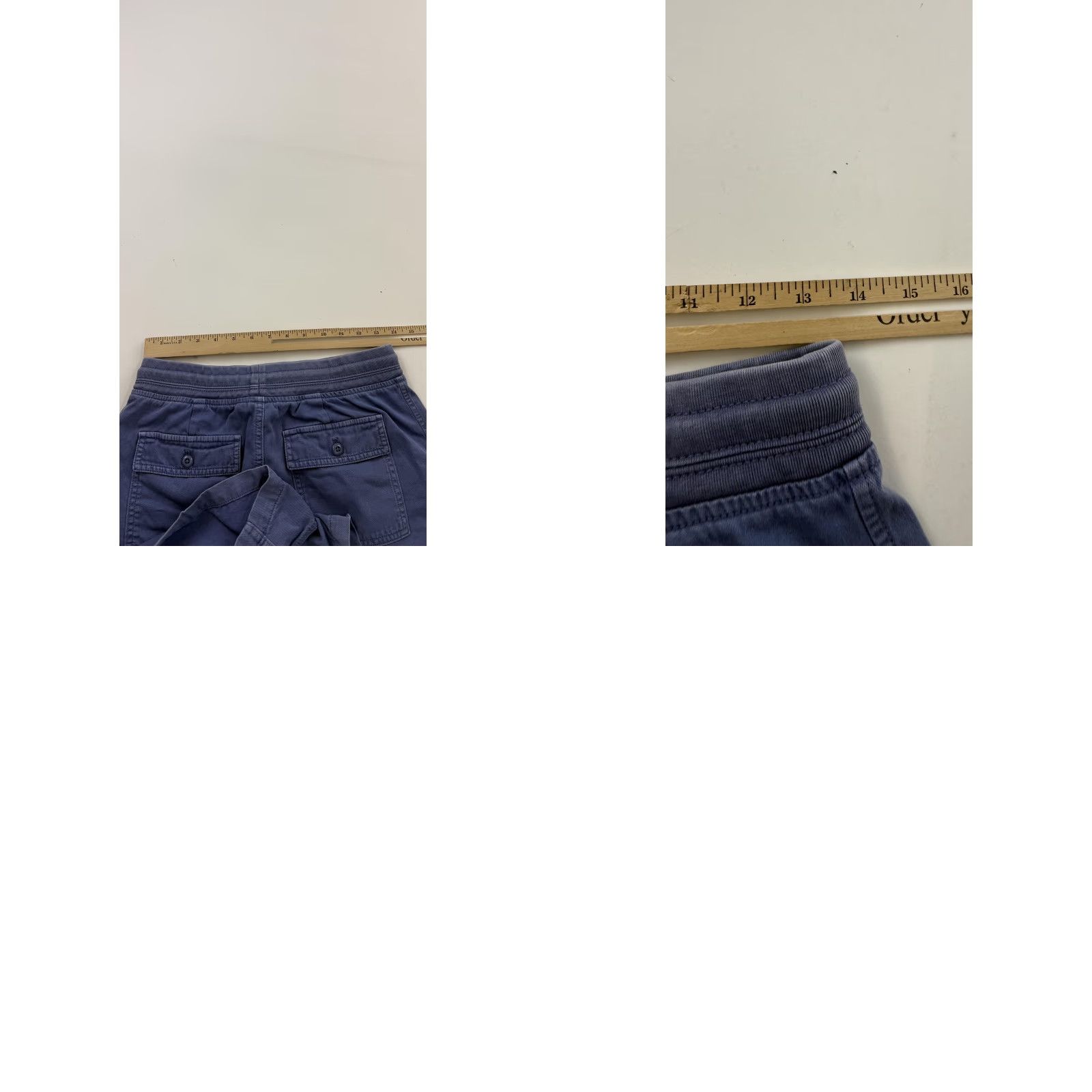 Gap Gap Shorts Womens XS Blue Elastic Waist Drawstring Casual Twill Pockets Lounge Size 26" / US 2 / IT 38 - 8 Thumbnail