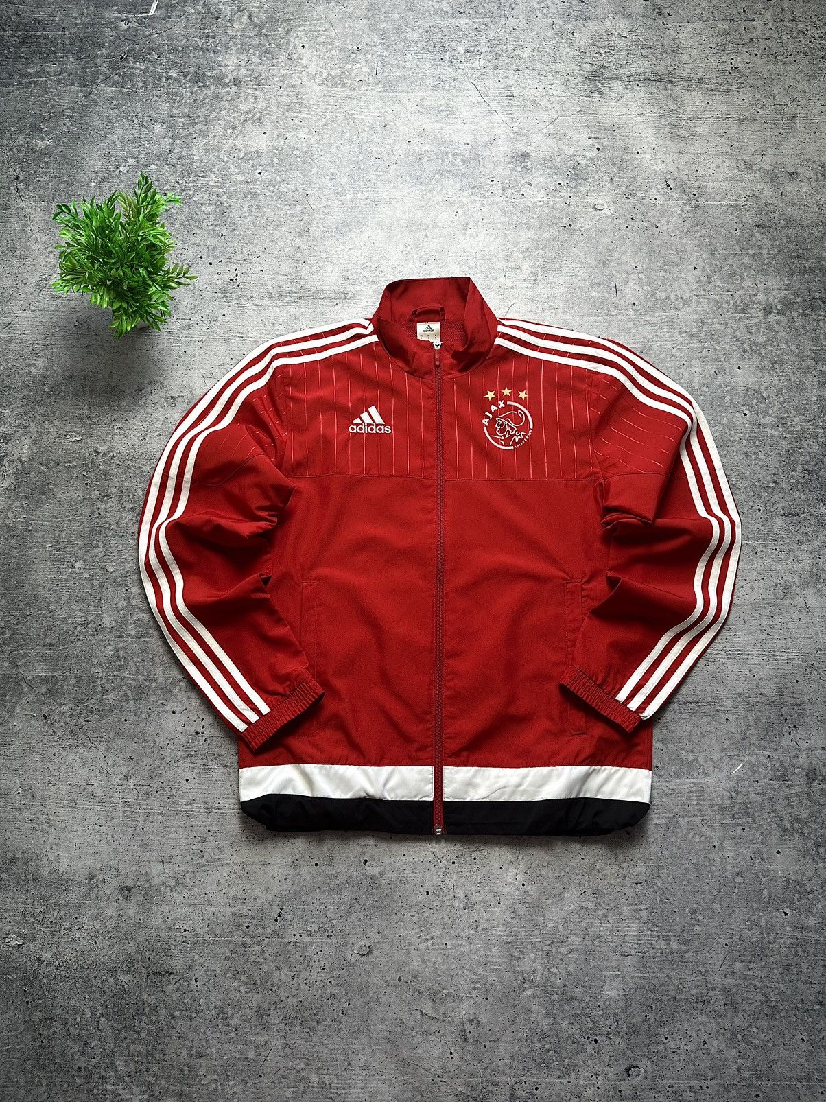 Adidas Adidas AJAX Amsterdam Soccer Football Track 2014 FIFA Jacket Size US S / EU 44-46 / 1 - 1 Thumbnail