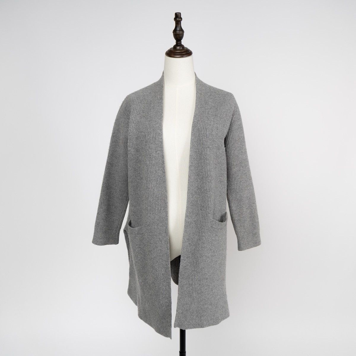 Polo Ralph Lauren Polo Ralph Lauren Womens Gray Wool Cashmere Cardigan Knit Size M / US 6-8 / IT 42-44 - 1 Thumbnail