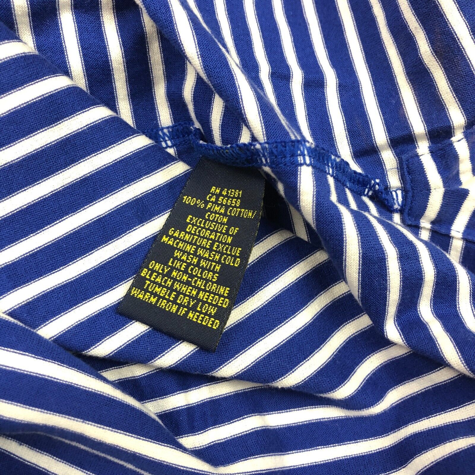 Ralph Lauren Polo Ralph Lauren Pro Fit Blue Striped Polo Shirt Top Small Size US S / EU 44-46 / 1 - 6 Thumbnail