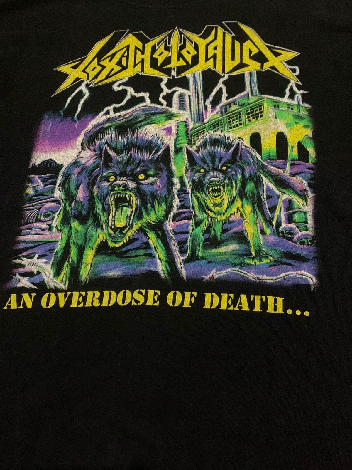Band Tees × Vintage Vintage 00s Toxic Holocaust An Overdose Of Death Tee Size US L / EU 52-54 / 3 - 2 Thumbnail