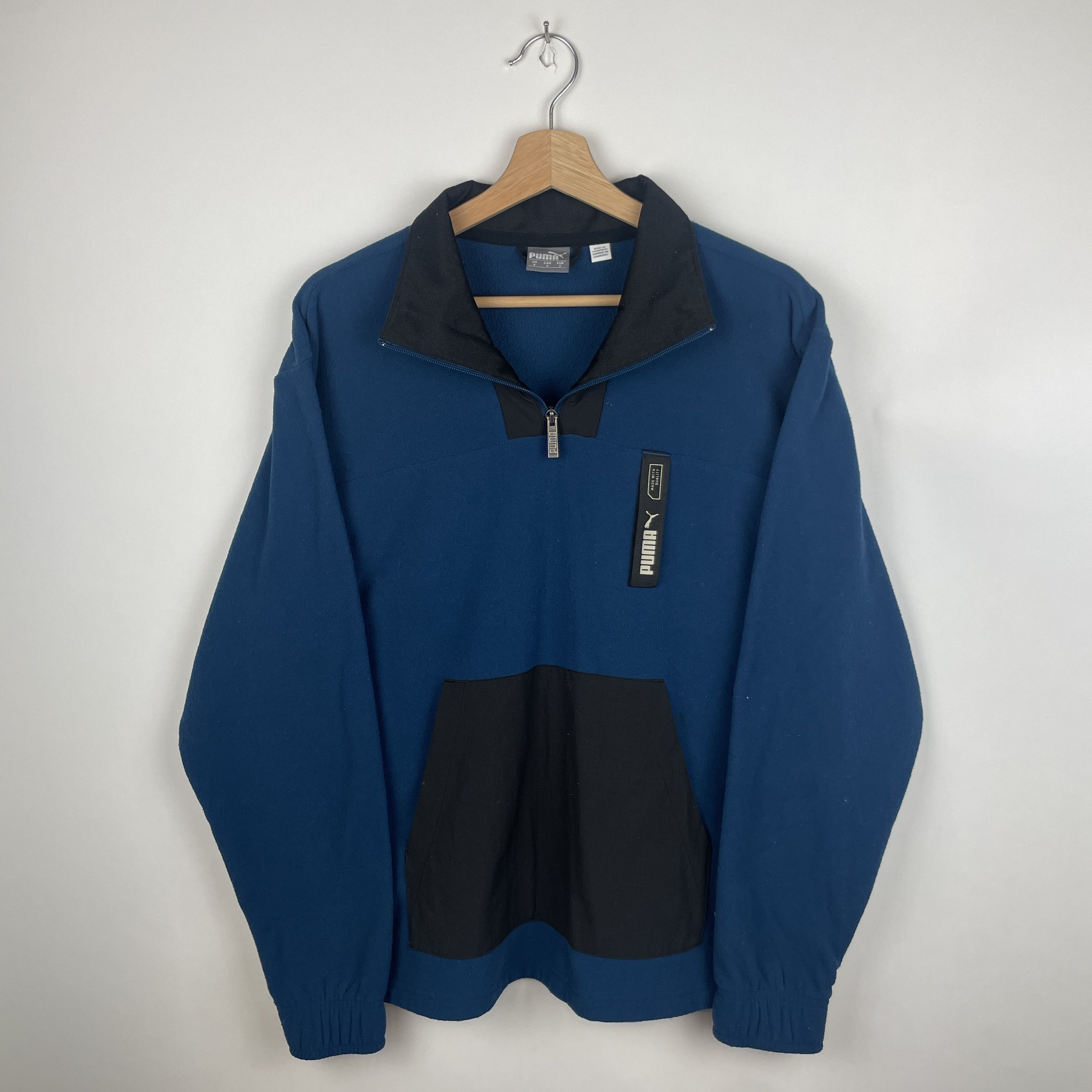 Puma Puma Quarter-Zip Pullover Fleece Sweatshirt Size US S / EU 44-46 / 1 - 1 Thumbnail
