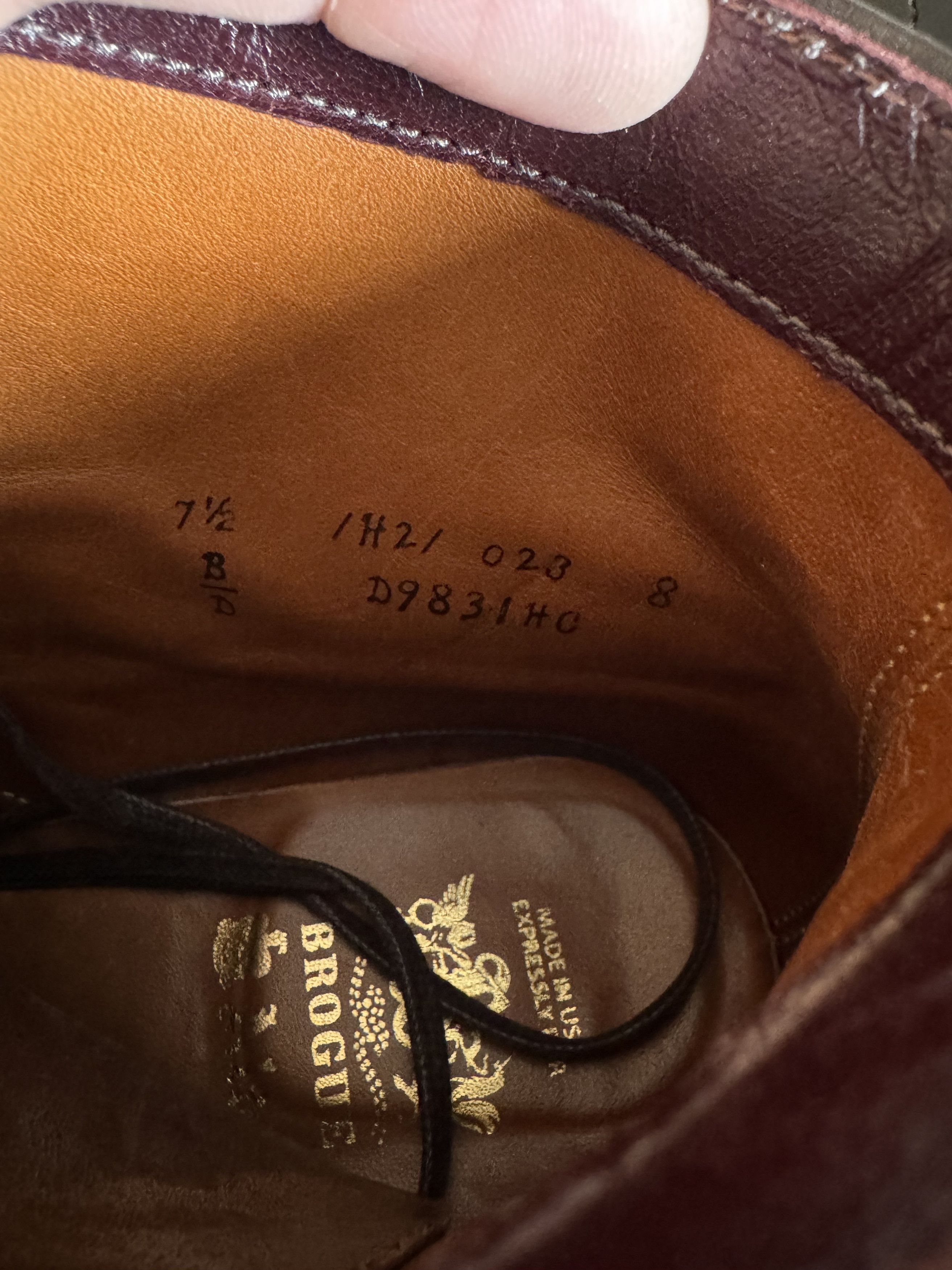 Alden x Brogue Jumper Boot (commando sole)