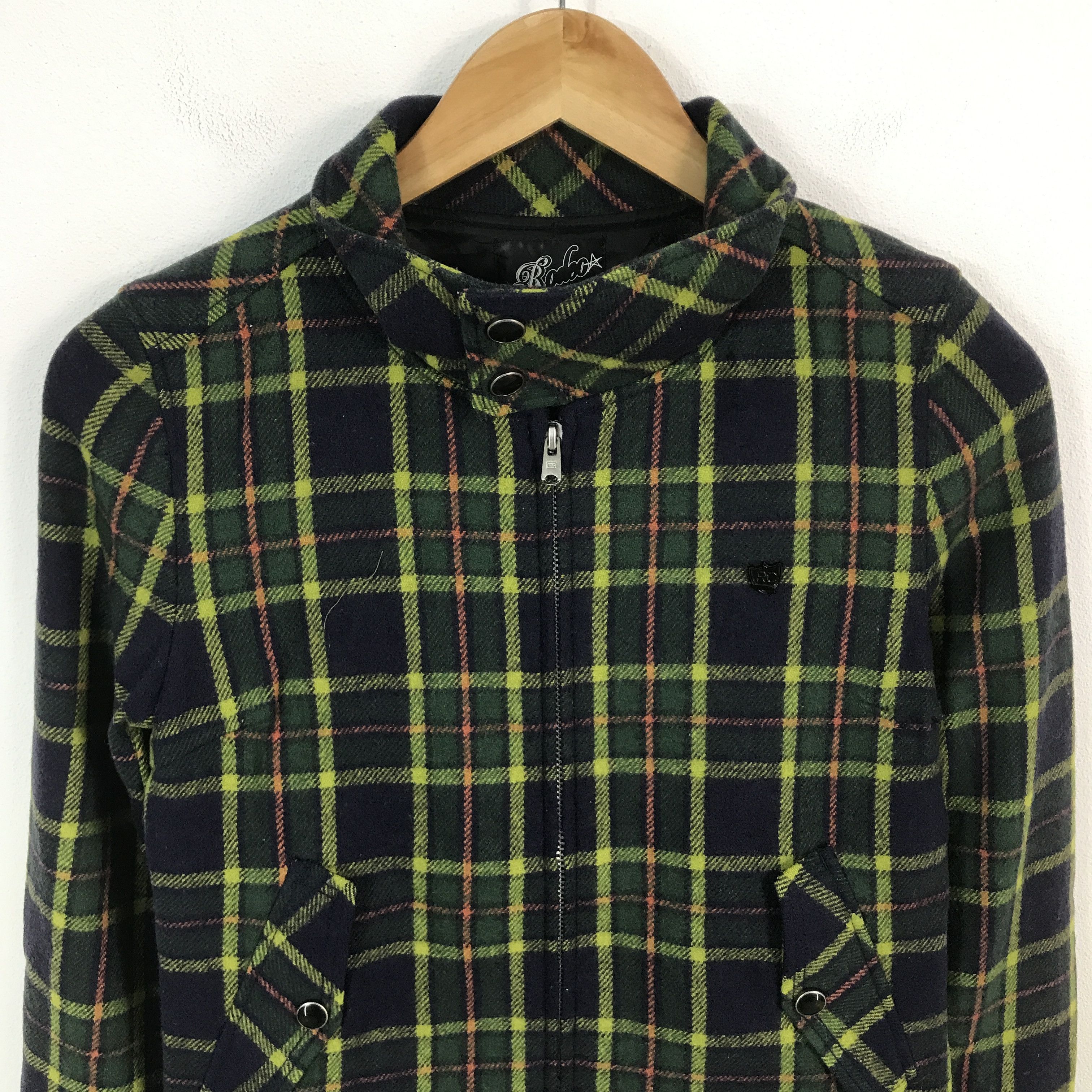 Japanese Brand rambo flannel design japan zipper jacket Size US S / EU 44-46 / 1 - 3 Thumbnail