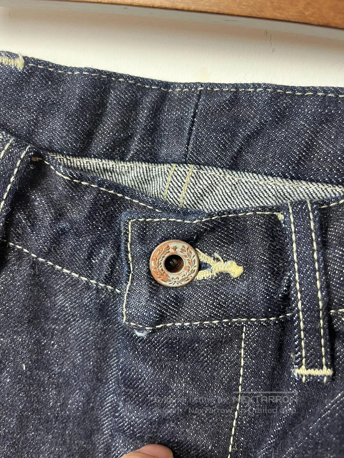 BLACK SIGN Black Sign High-Waisted Straight Leg Jeans. Size US 32 / EU 48 - 5 Thumbnail