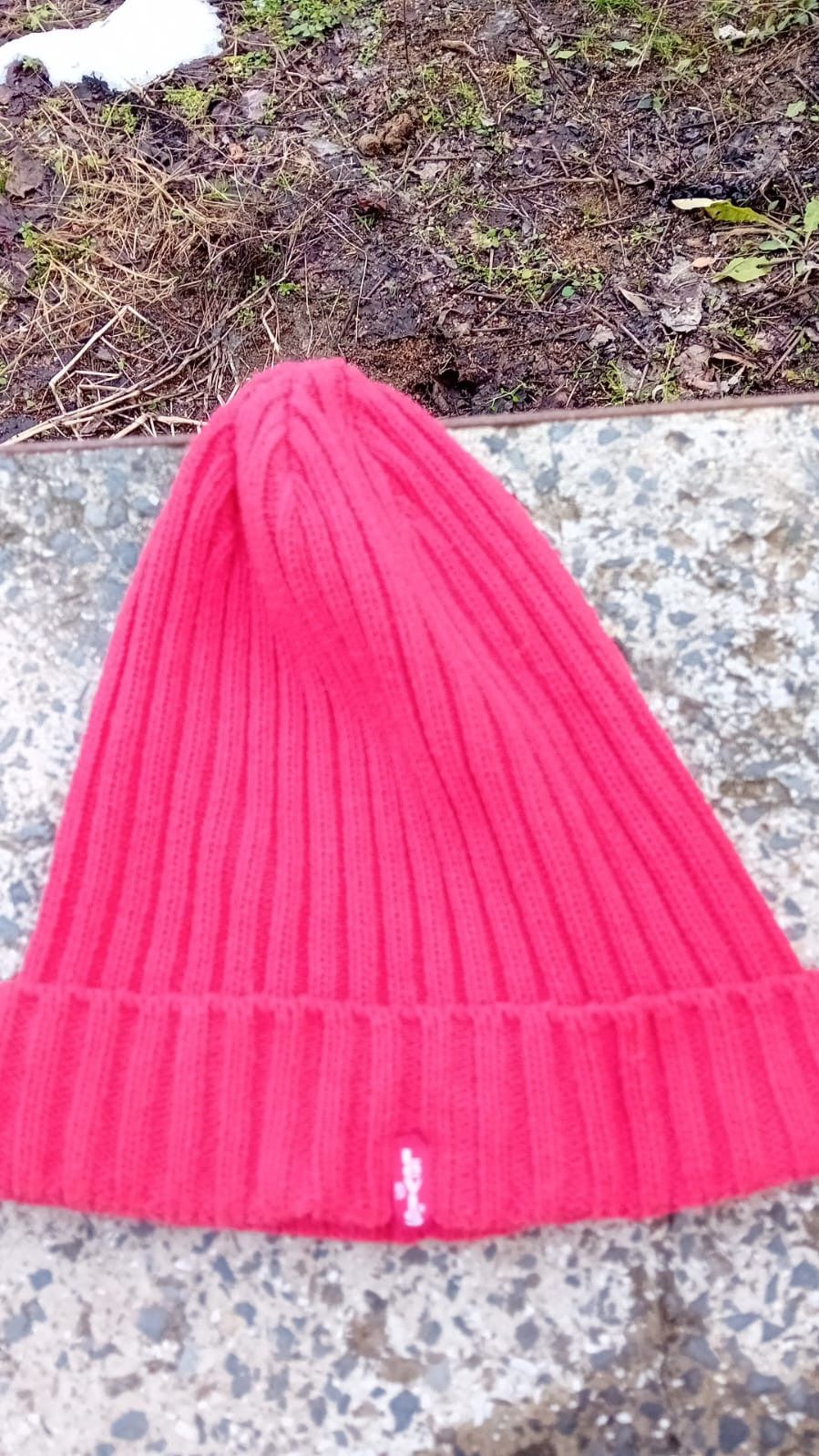 Levi's Levi's Beanie Cable Knit Winter Hat Made in Italy Size ONE SIZE - 5 Thumbnail