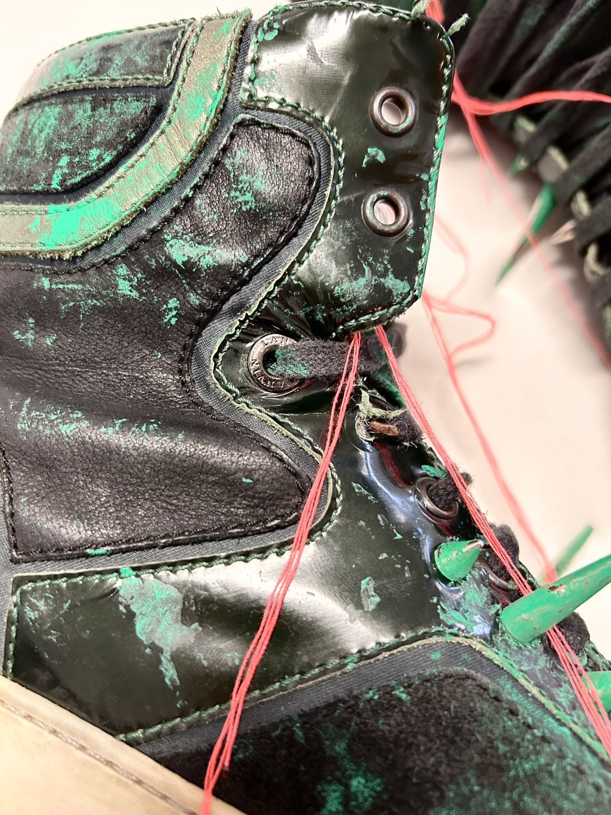 Lanvin 2011 DBB1 Patent High-Top Sneakers — Reworked Size US 8 / EU 41 - 7 Thumbnail