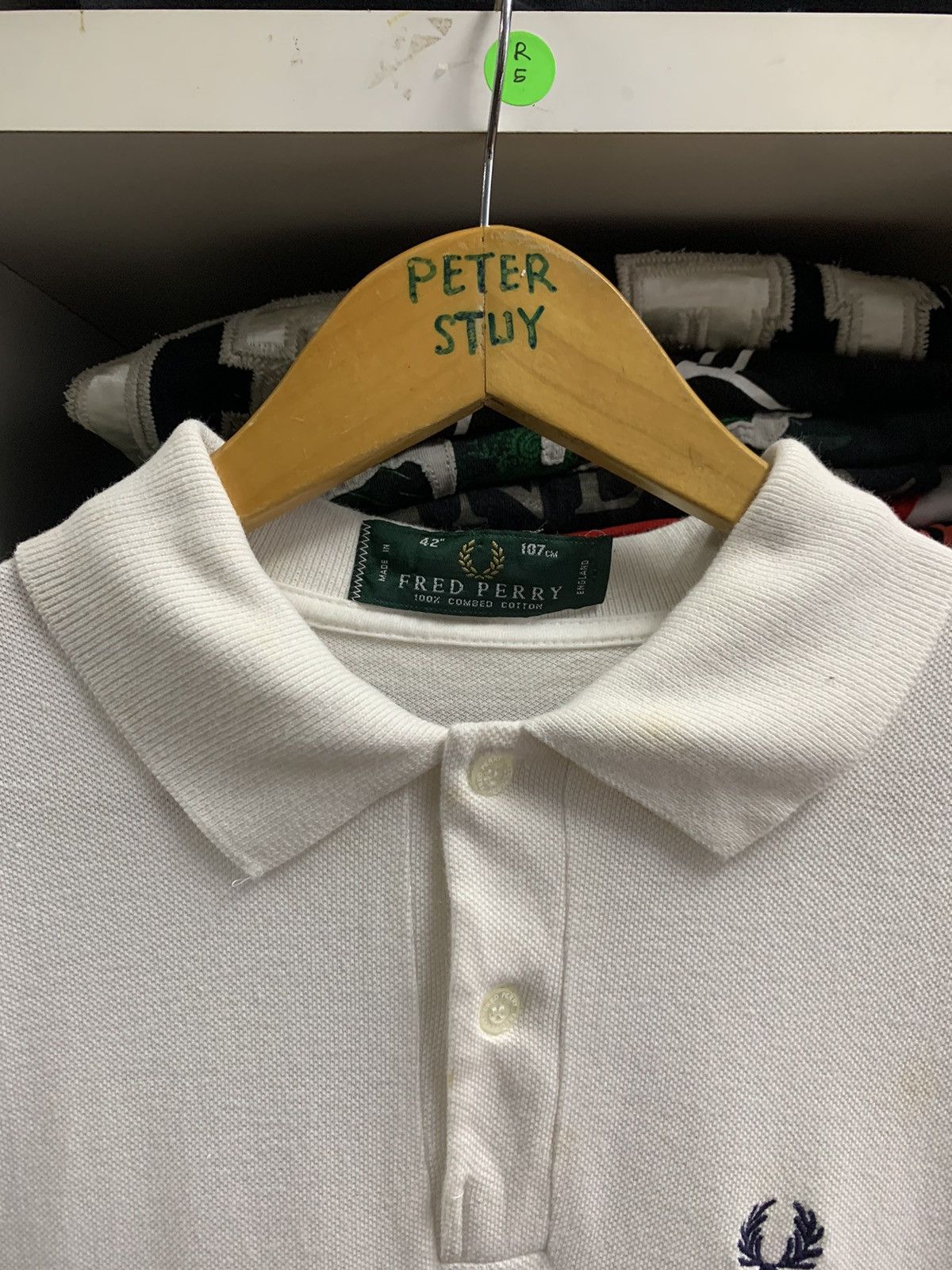 Fred Perry × Vintage Vintage Fred Perry Made England White Polo Size US XS / EU 42 / 0 - 4 Thumbnail