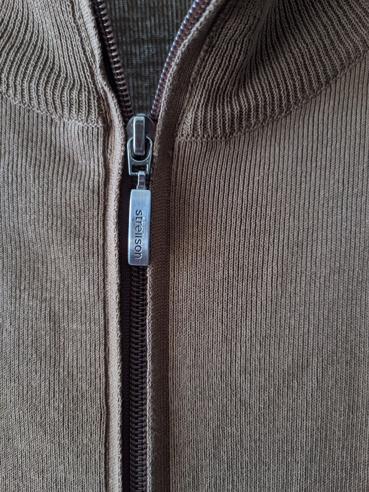 Strellson Strellson brown zip sweater old money Ralph Lauren vibe Size US L / EU 52-54 / 3 - 4 Thumbnail