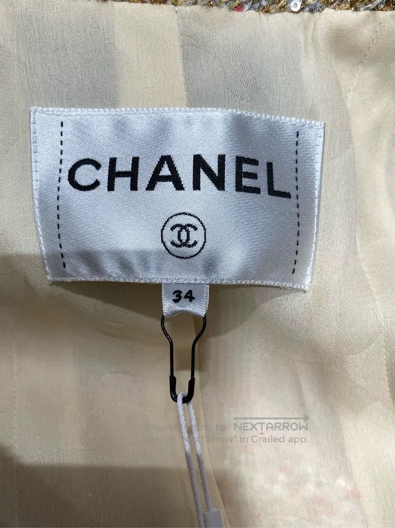 Chanel Chanel 24c sequin glitter diamond button jacket Size XXS / US 00 / IT 34 - 6 Thumbnail