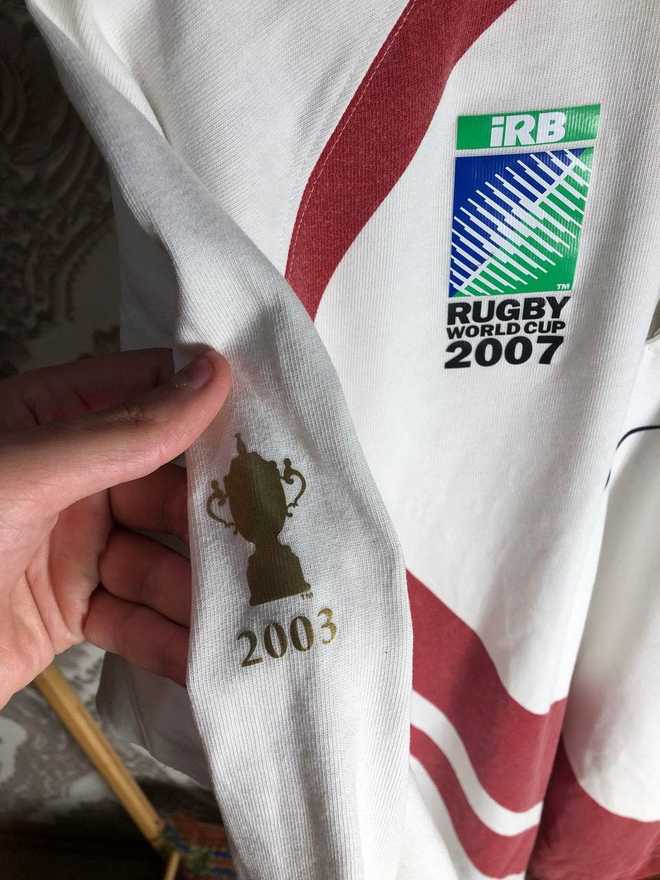 Nike × Vintage VERY RARE NIKE ENGLAND 2007 RETRO RUGBY JERSEY BLOKECORE Y2K Size US L / EU 52-54 / 3 - 6 Thumbnail