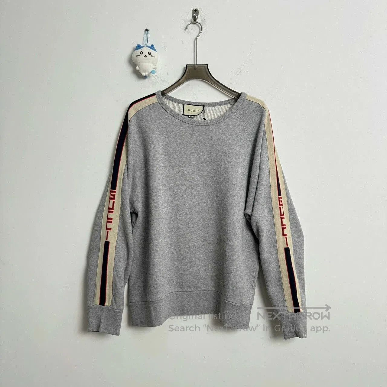 Gucci Gucci Gray Logo Sweatshirt for Men. Size US L / EU 52-54 / 3 - 1 Thumbnail