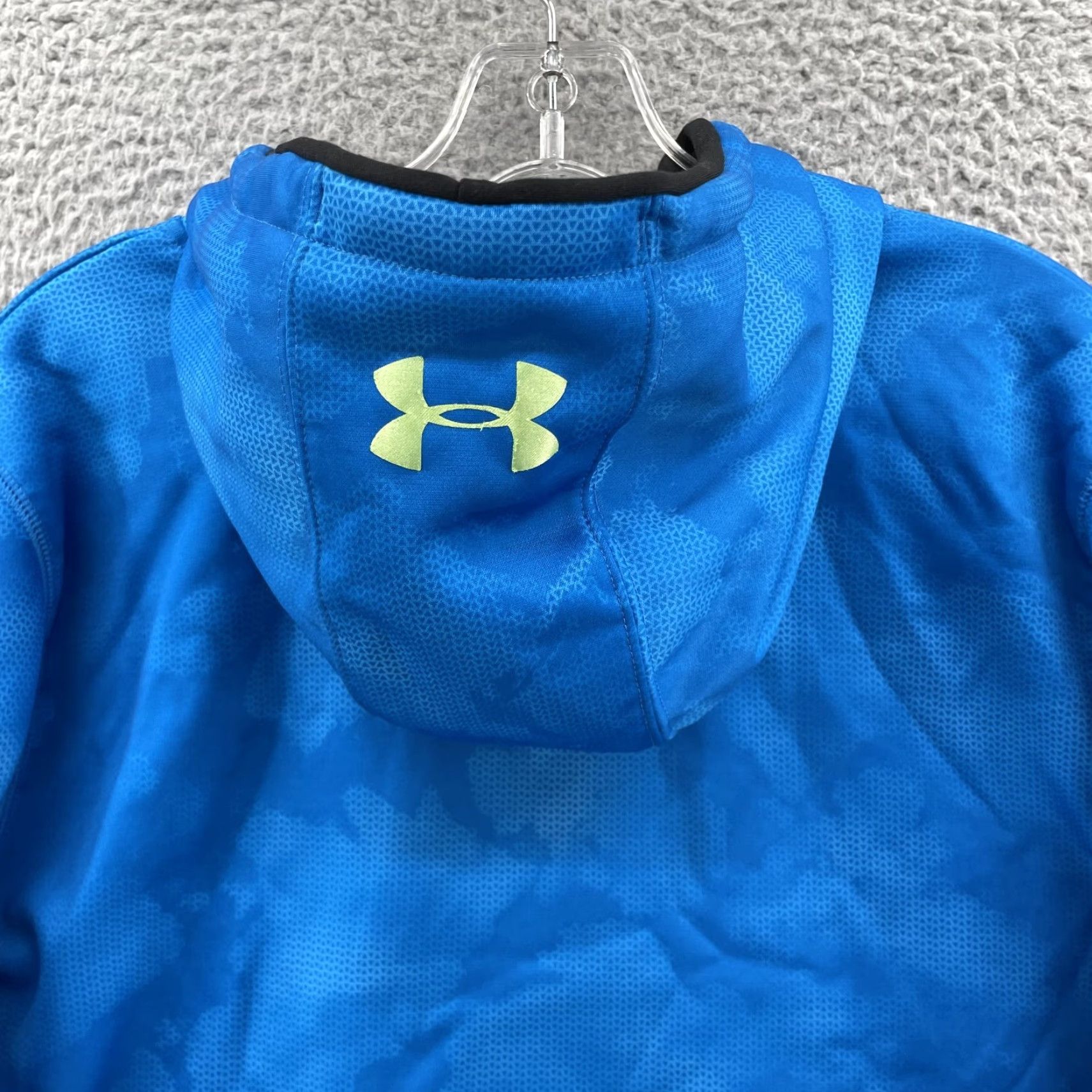 Under Armour Under Armour Storm Hoodie Men's M Blue Camouflage Logo All Seasons Hooded Pullover 90s Activewear Gym Varsity Training Kangaroos? Size US M / EU 48-50 / 2 - 6 Thumbnail