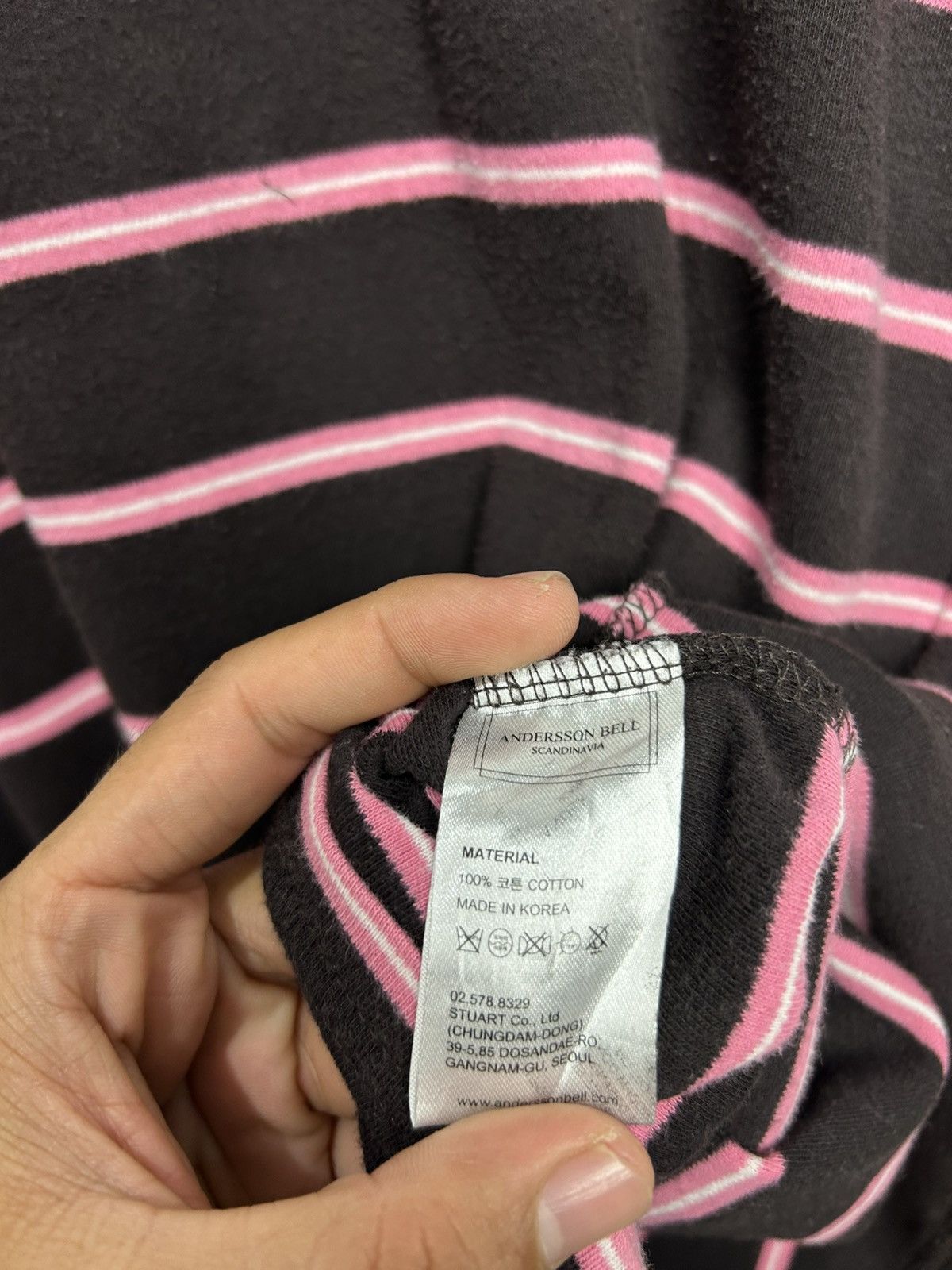 Andersson Bell Anderson bell striped longsleeve Size US L / EU 52-54 / 3 - 7 Thumbnail
