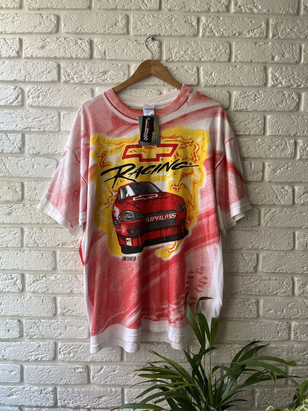 NASCAR Vintage Chevrolet Racing T-Shirt NASCAR Impala SS Licensed Size US XL / EU 56 / 4 - 1 Thumbnail