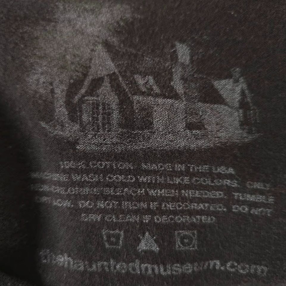 Vintage Zak Bagans Haunted Museum T Shirt Mens Medium Black Las Vegas Souvenir Made In USA Size US M / EU 48-50 / 2 - 6 Thumbnail