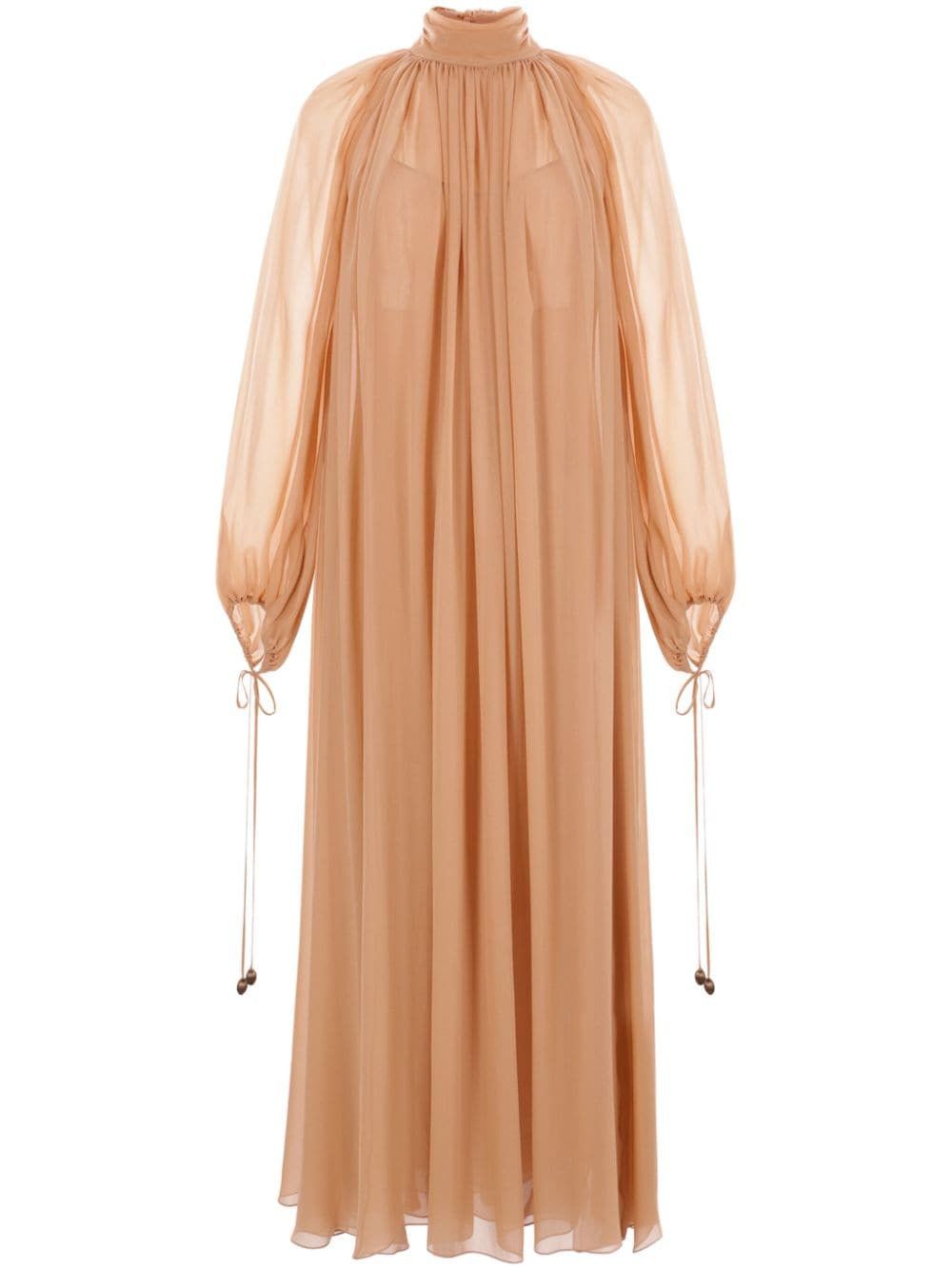 Chloe SILK LONG DRESS Size S / US 4 / IT 40 - 1 Thumbnail