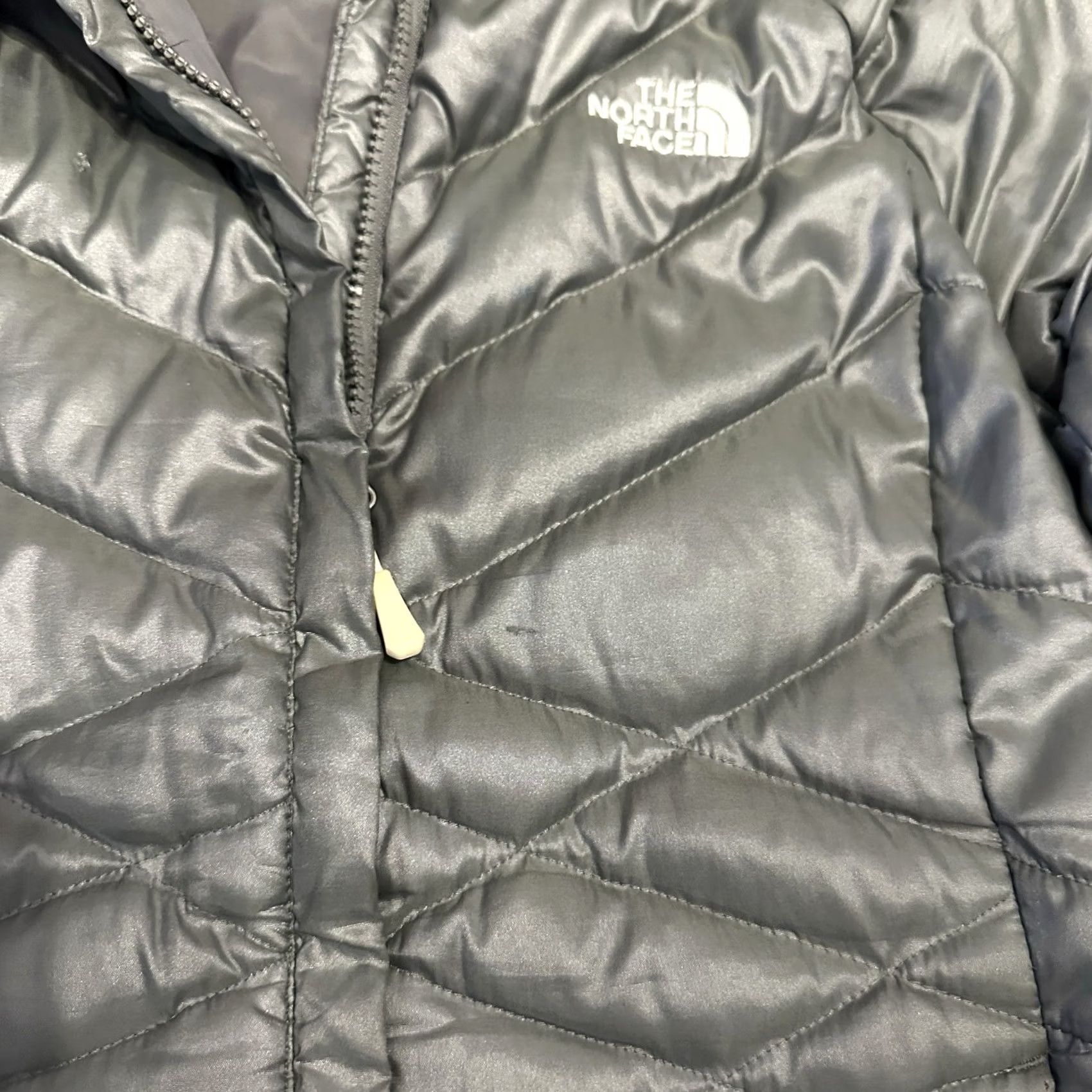 The North Face The North Face Womens Gray 550 Goose Down Puffer Jacket Small Size S / US 4 / IT 40 - 2 Thumbnail